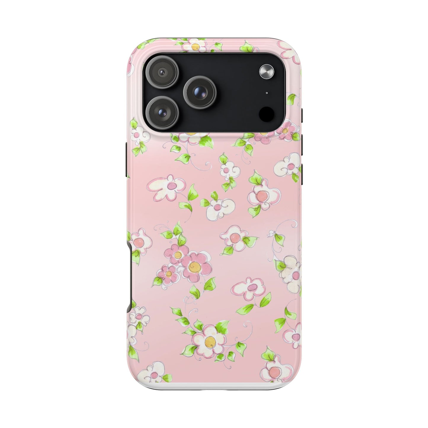 Precious Posies Pink Phone Case