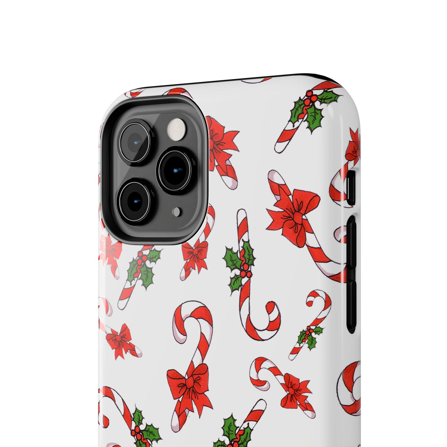 Candy Cane Crowd White Phone Case