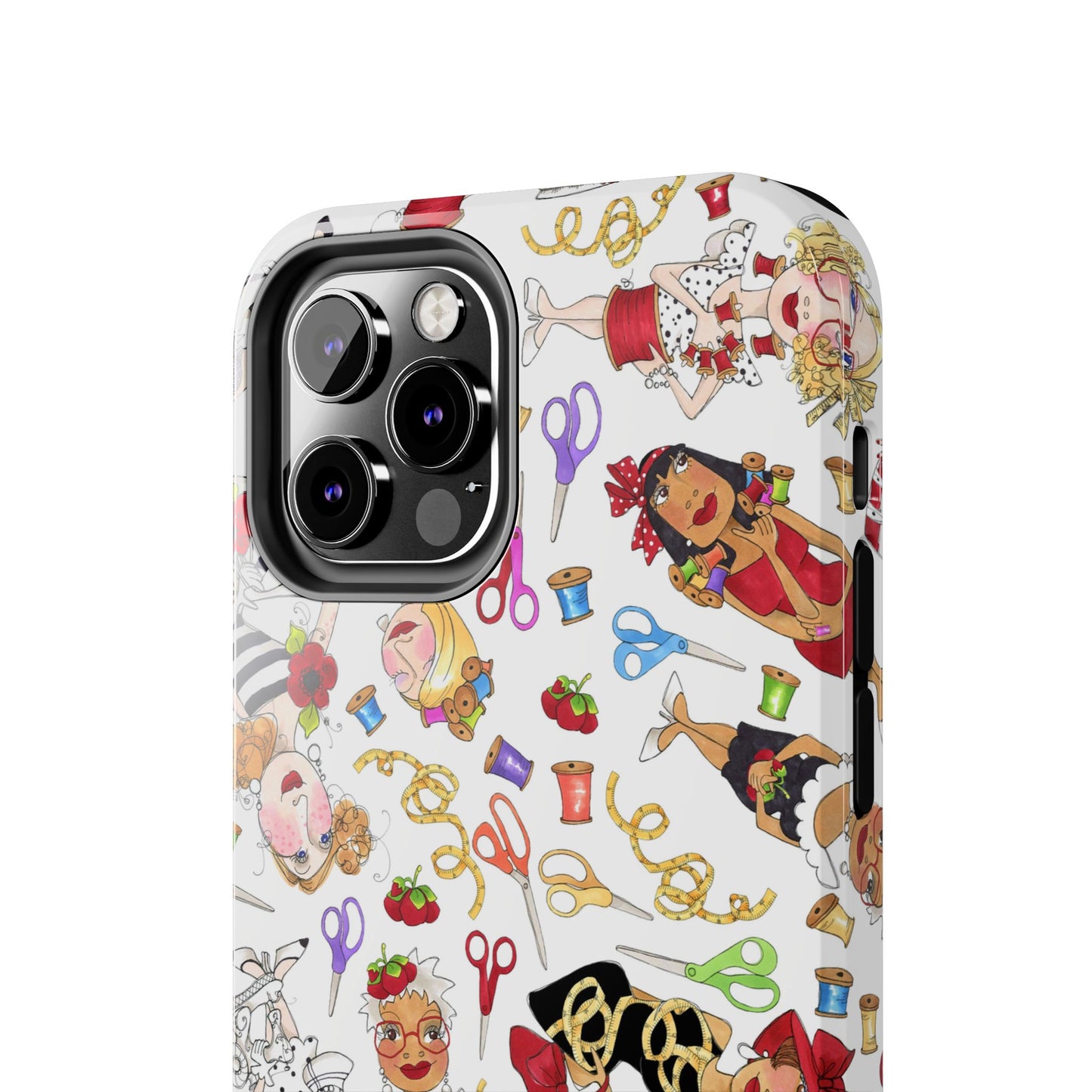 Sew Tossed White Phone Case