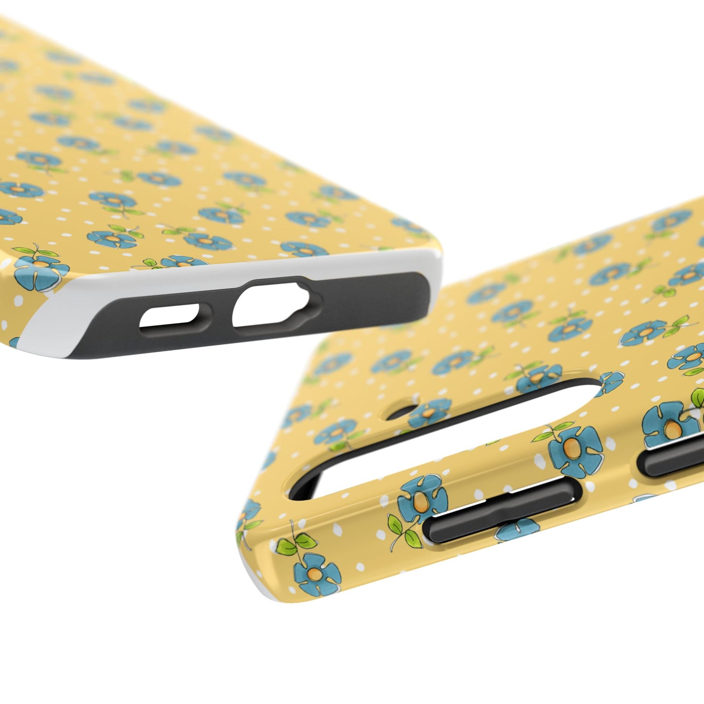 Daisy Dots Yellow Phone Case