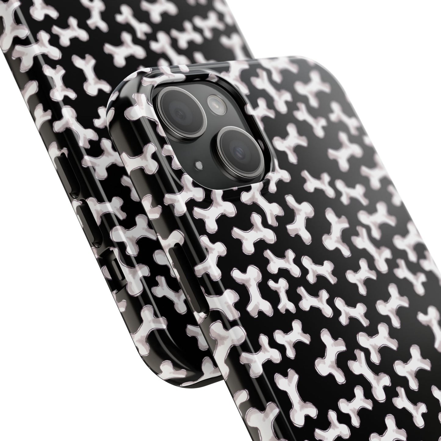 Bones a Lot Black Phone Case