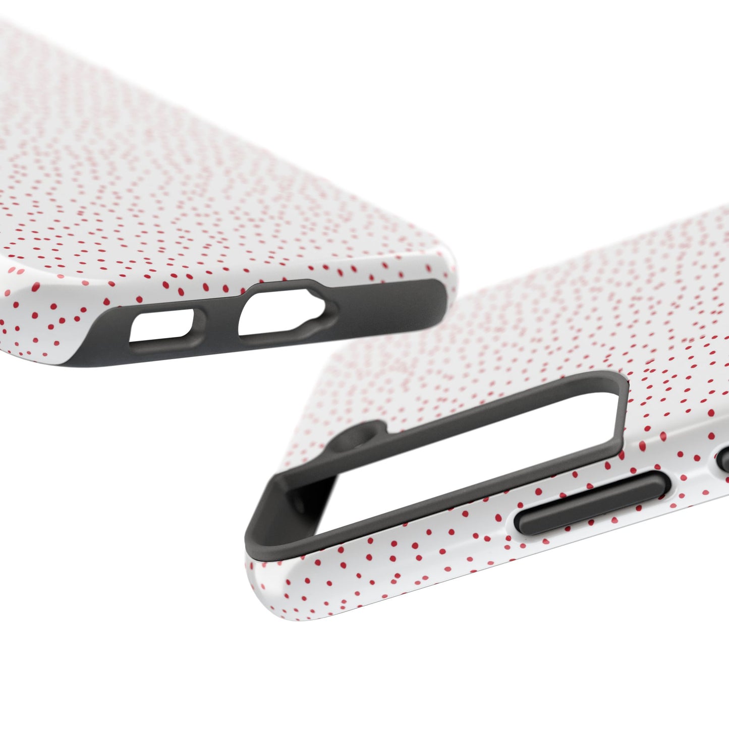 Dinky Dots White / Red Phone Case