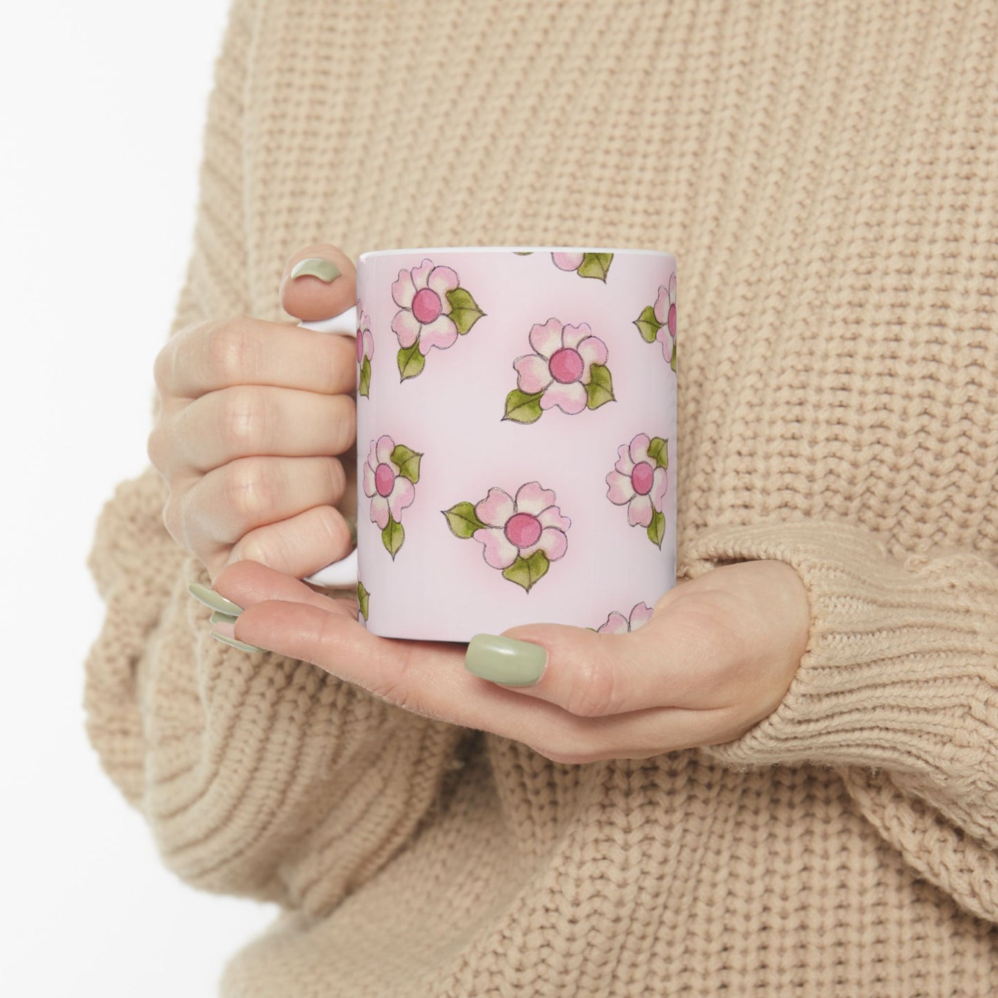 Flowers Pink Cup