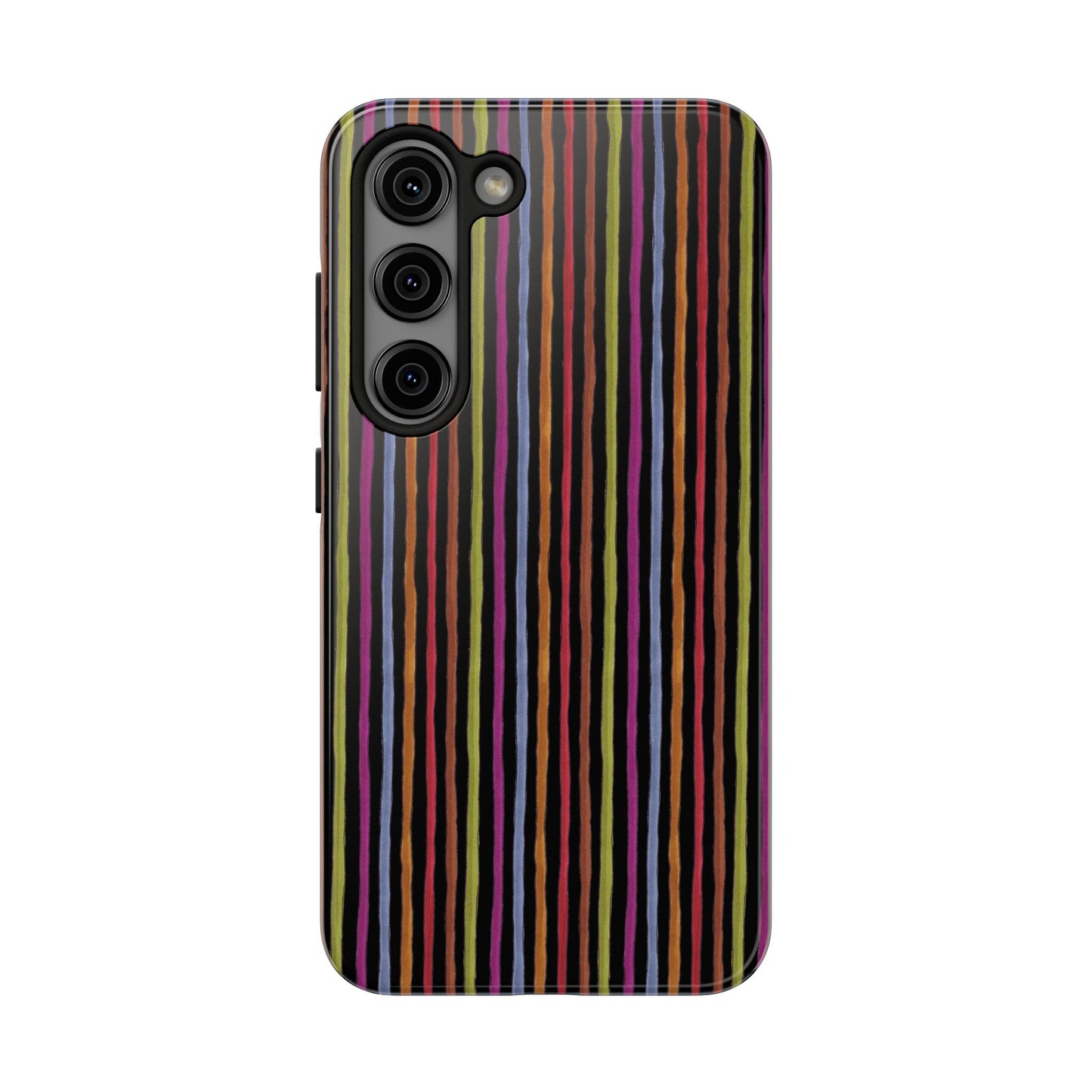 Stripe Black Phone Case
