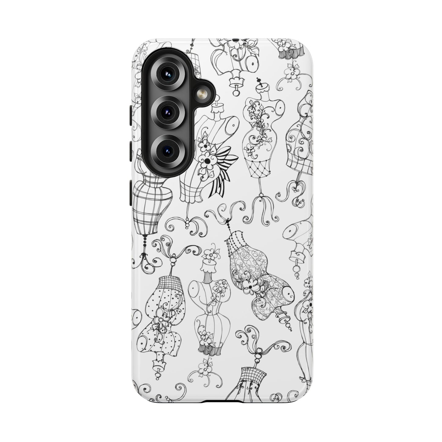 Mannequinique White / Black Phone Case