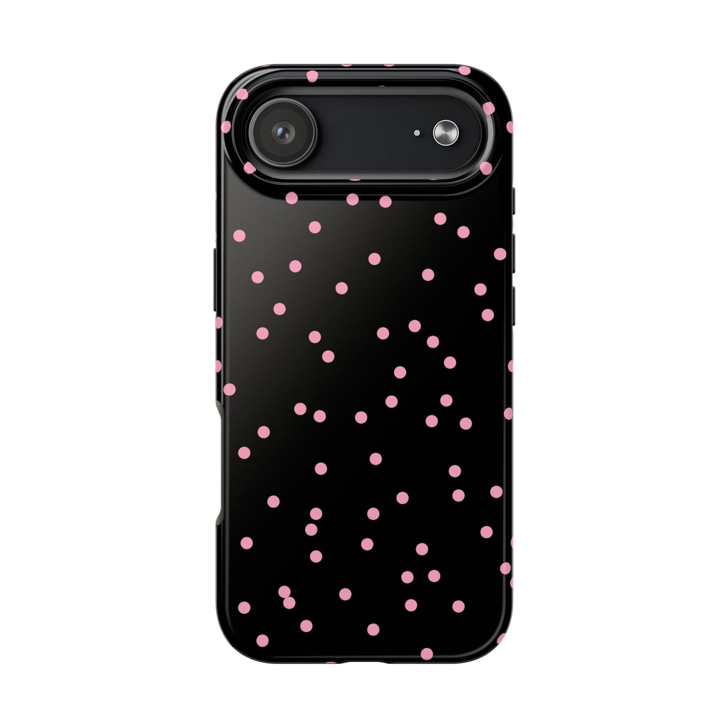 Space Dots Black / Pink Phone Case