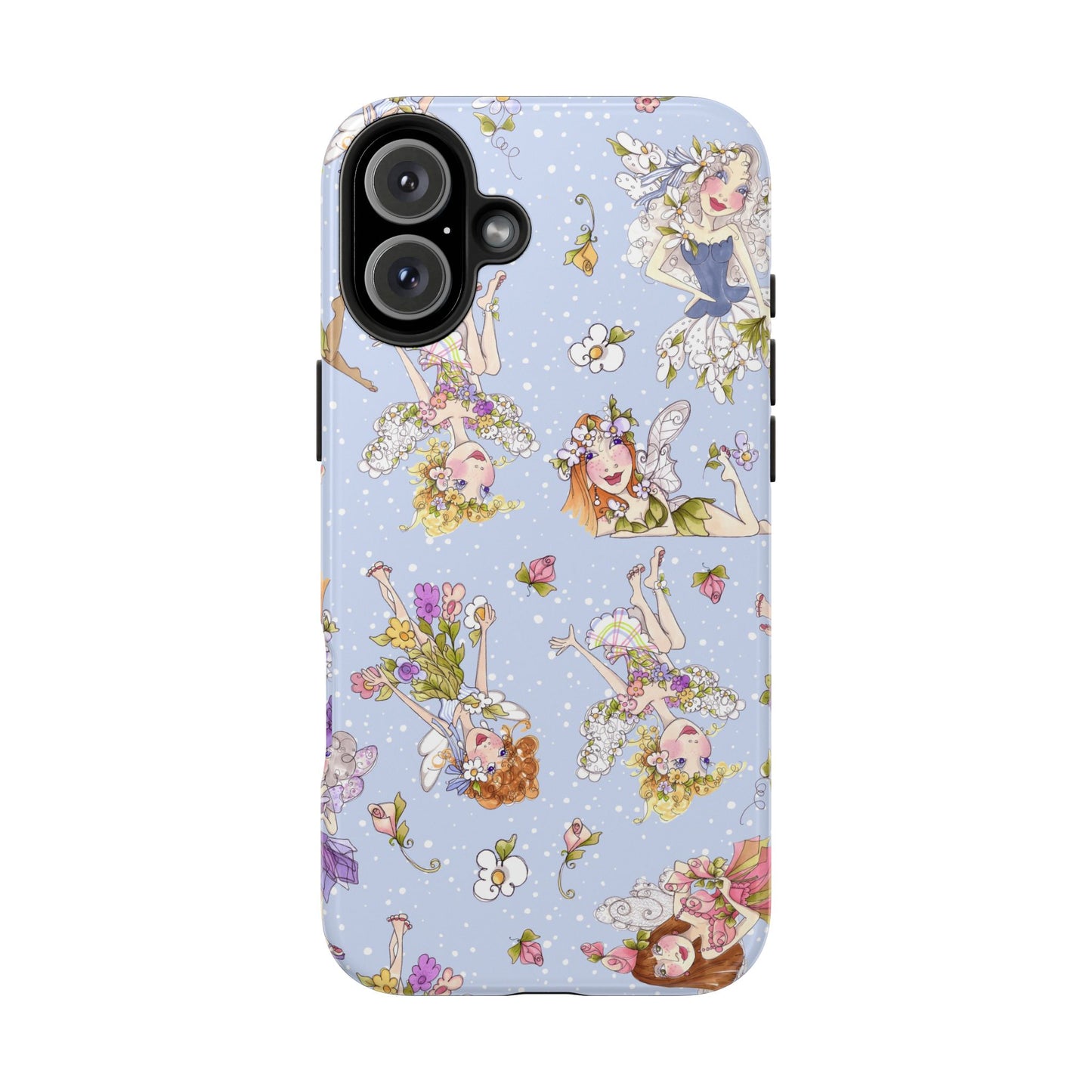 Tossed Fairies Blue Phone Case