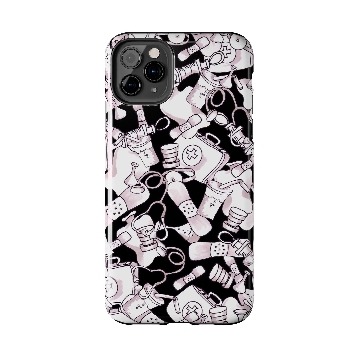 Med Stuff Black Phone Case