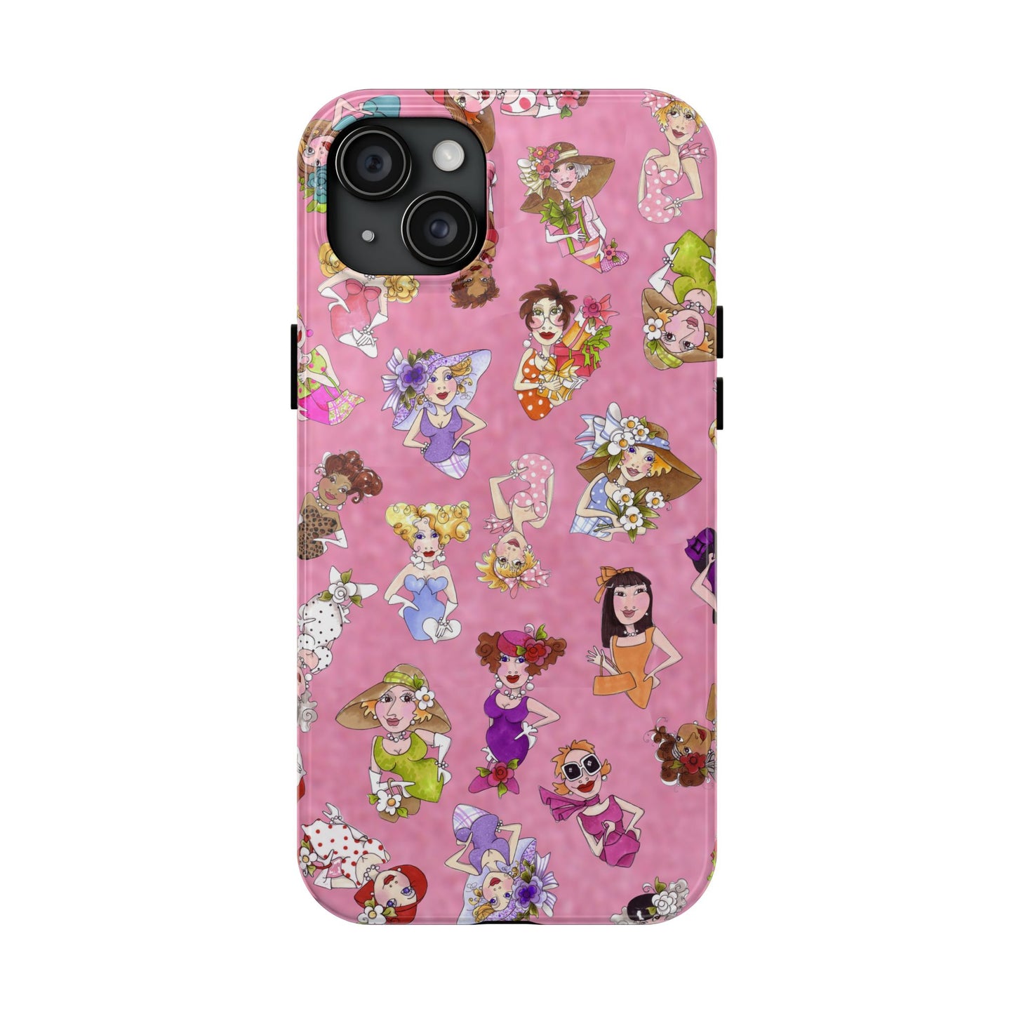 Fast Women Tossed Pink Phone Case