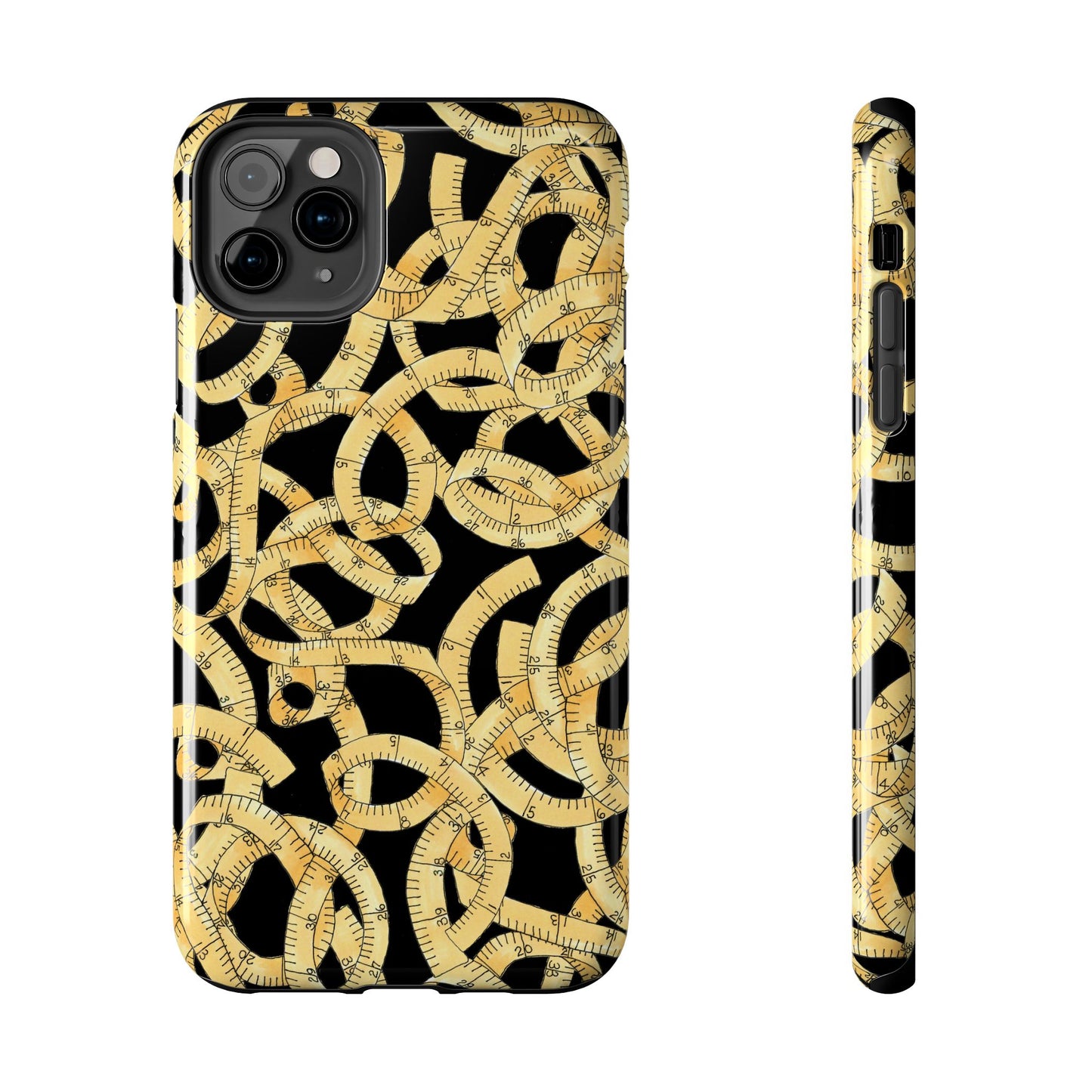 Tape Tangle Black Phone Case