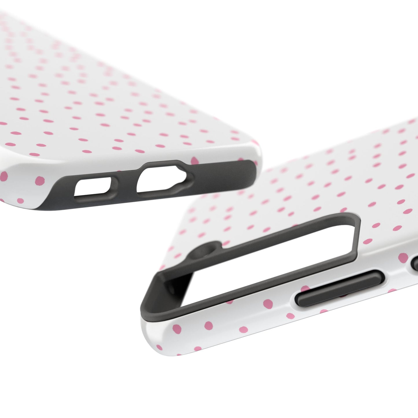 Dinky Dots White / Pink Phone Case