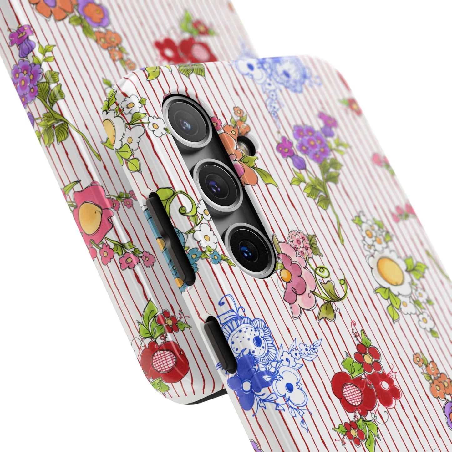 Mixed Bouquets Red / White Phone Case