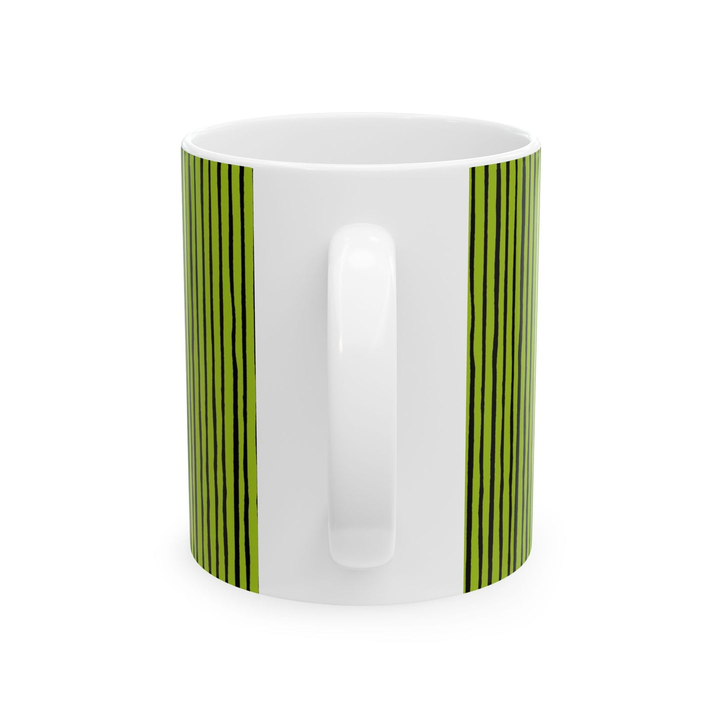 Quirky Stripe Chartreuse / Black Cup