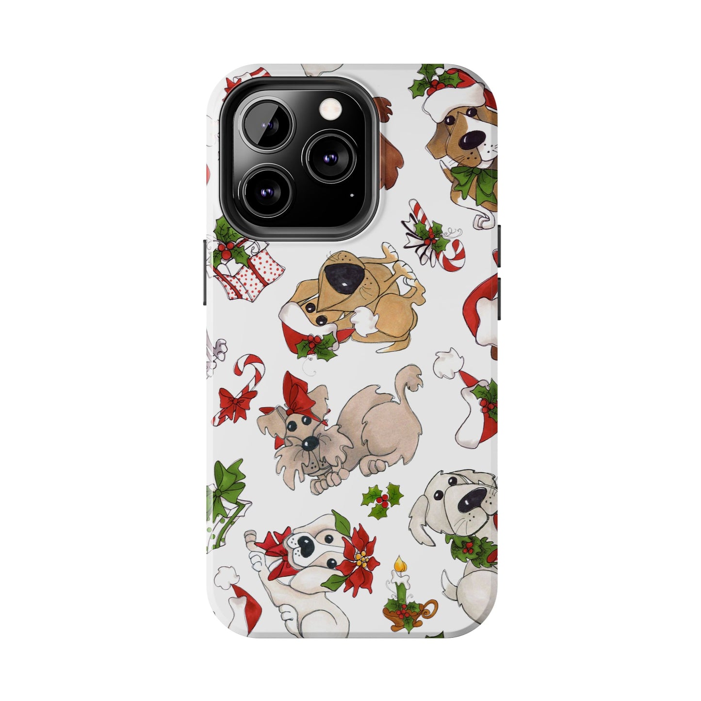 Doggie Toss White Phone Case