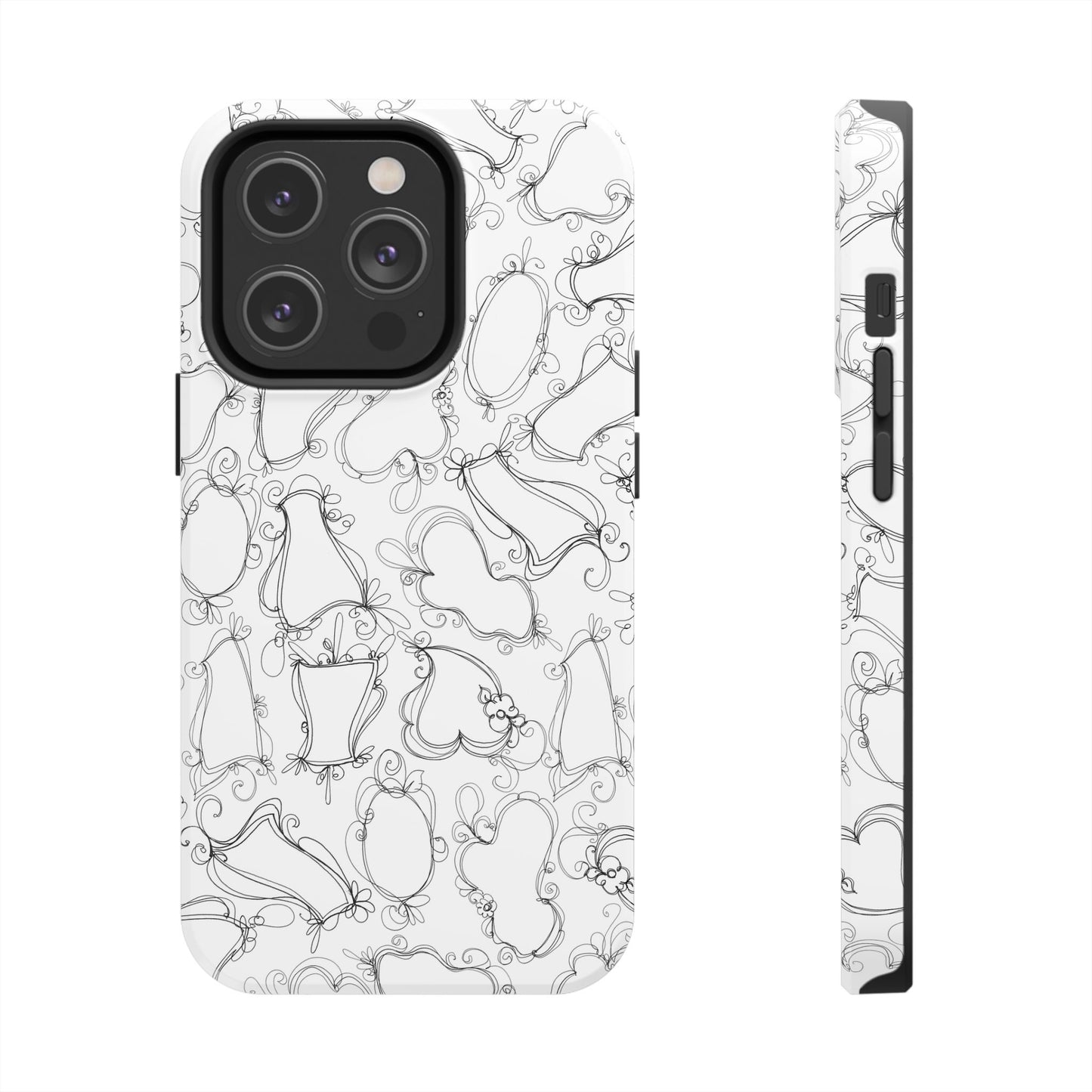 Frames White / Black Phone Case