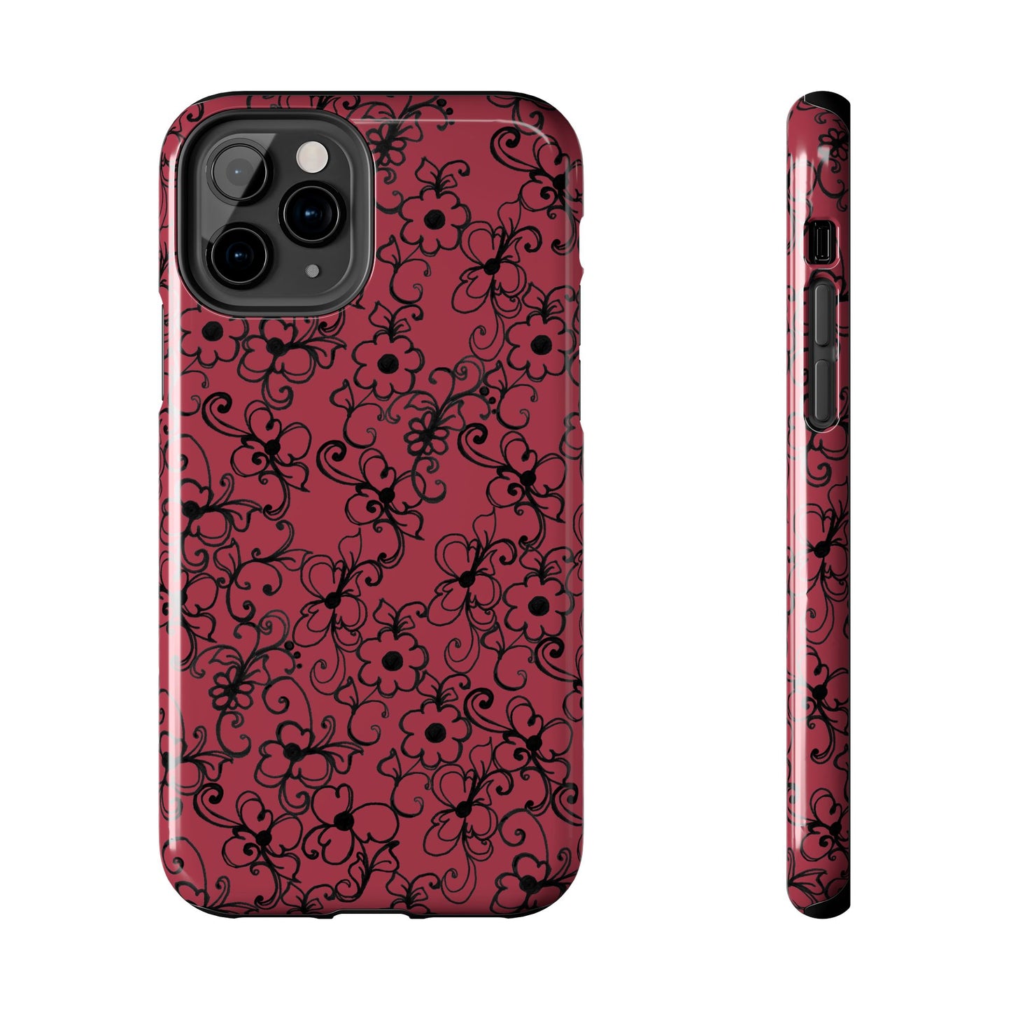 Daisy Jungle Red Phone Case