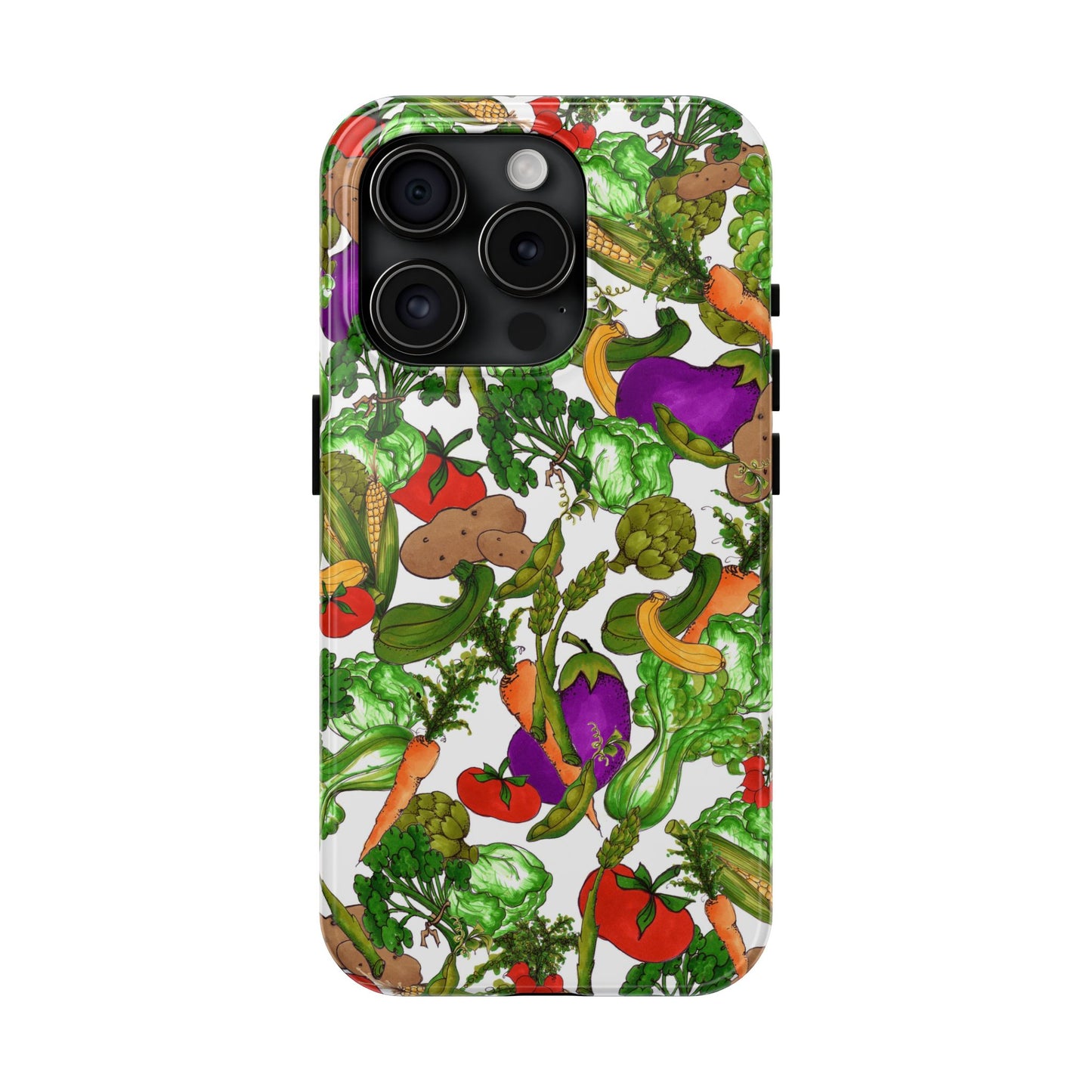 Veggie Jungle White Phone Case