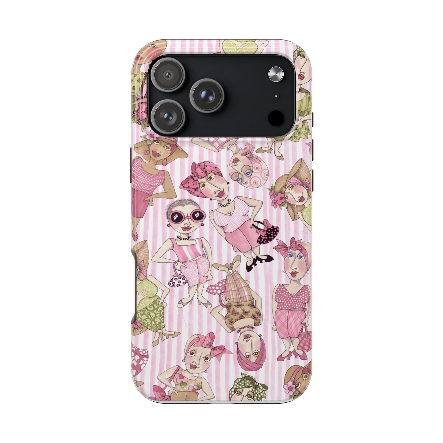 Tossed Ladies Pink Phone Case