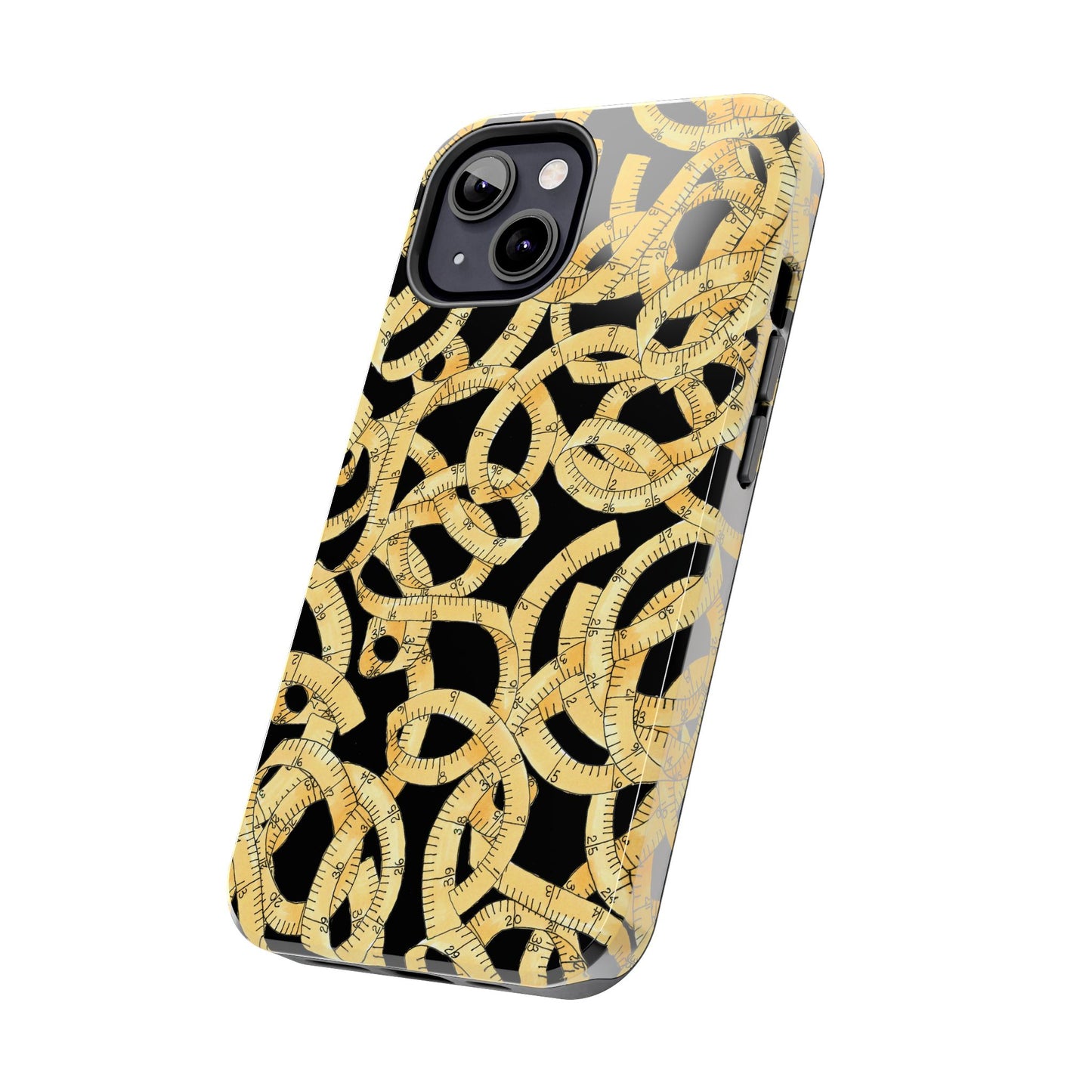 Tape Tangle Black Phone Case