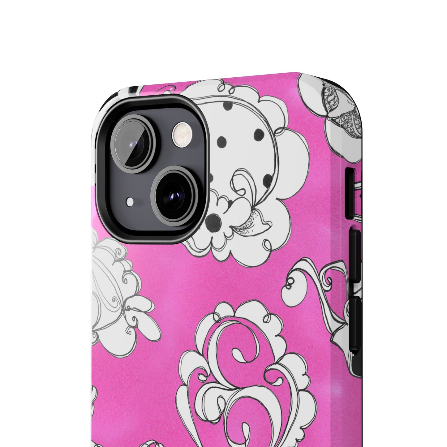 Bistro Chairs Pink Phone Case