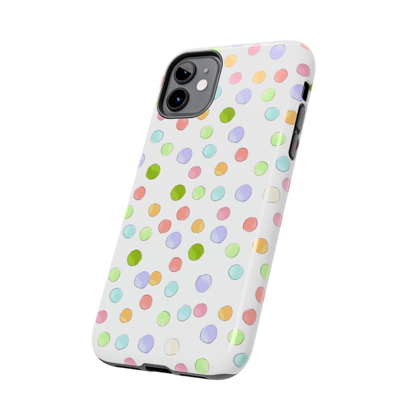 Happy Dots White Phone Case