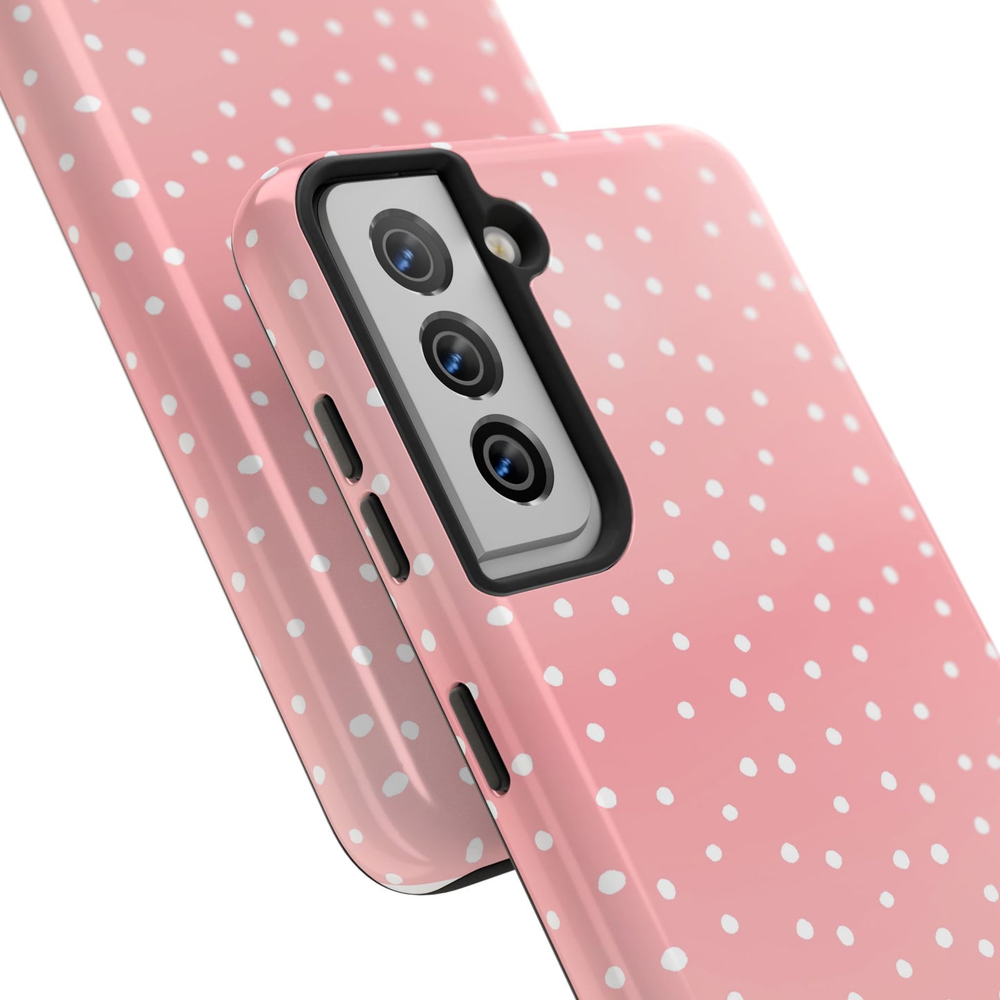 Dinky Dots Coral / White Phone Case