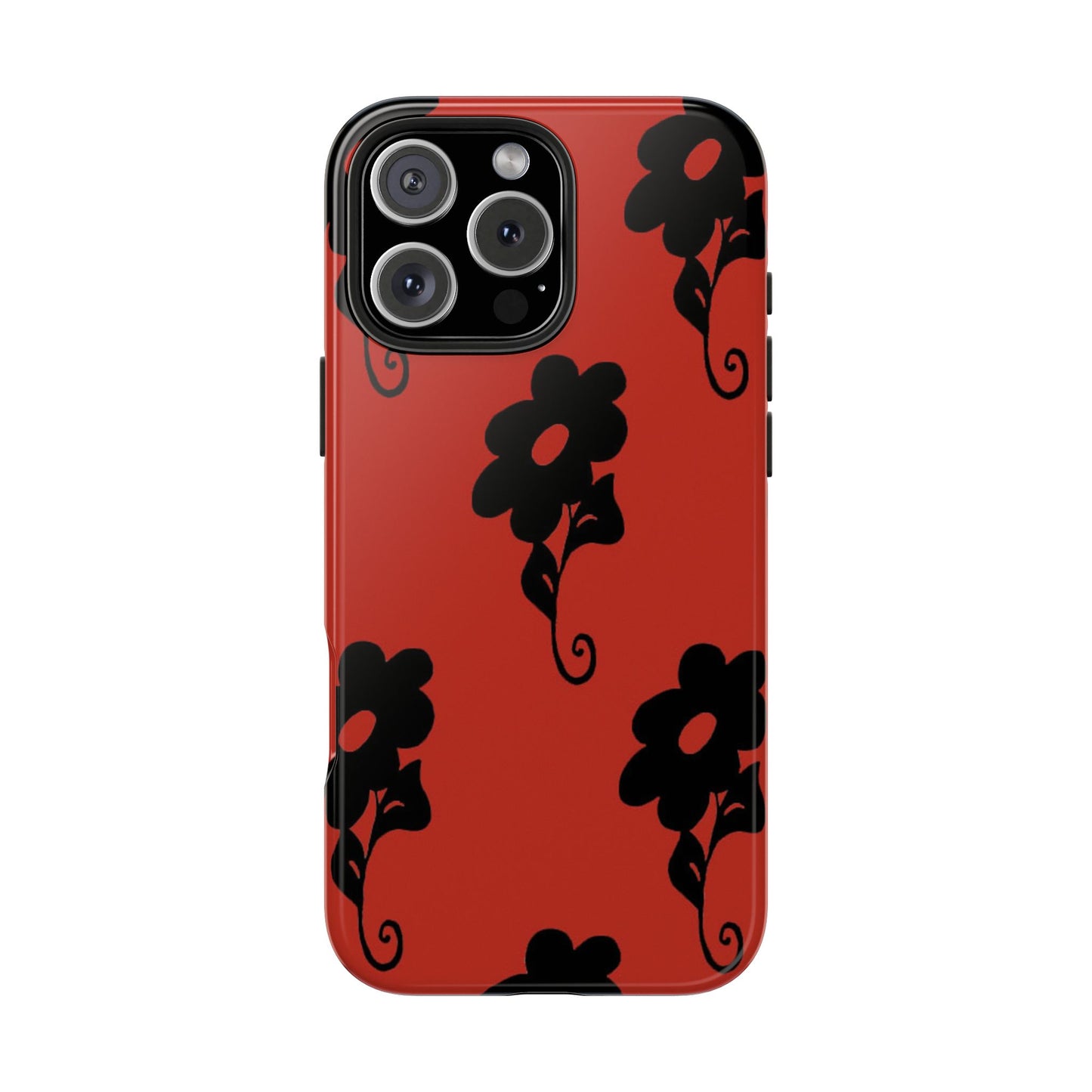 Daring Daisy Red Phone Case