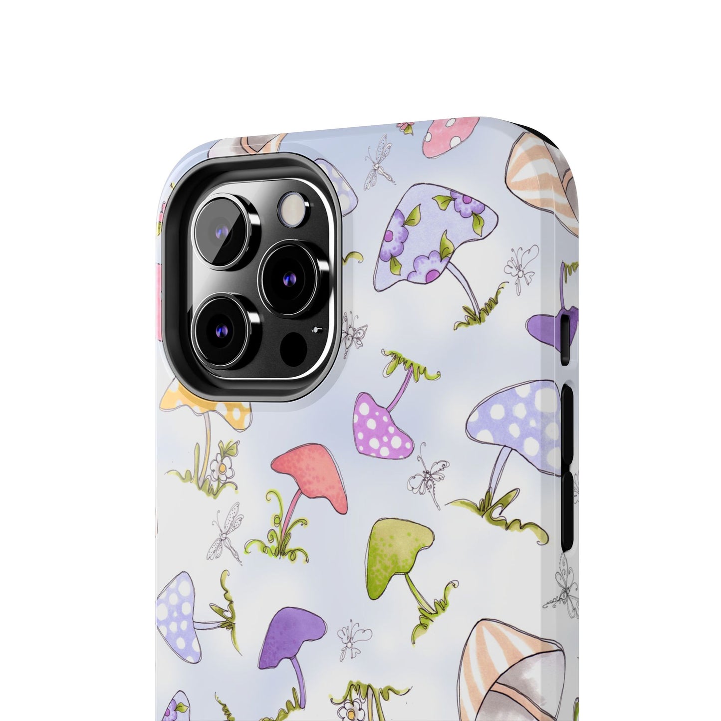Mushroom Toss Blue Phone Case