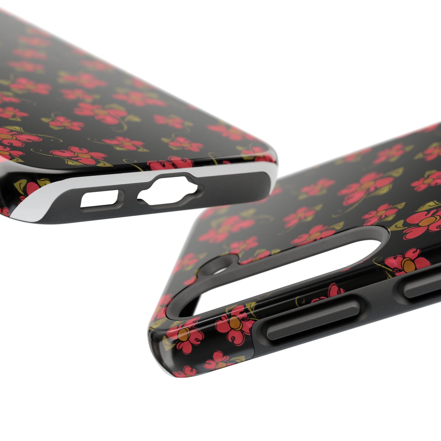 Daisy Caper Black Phone Case