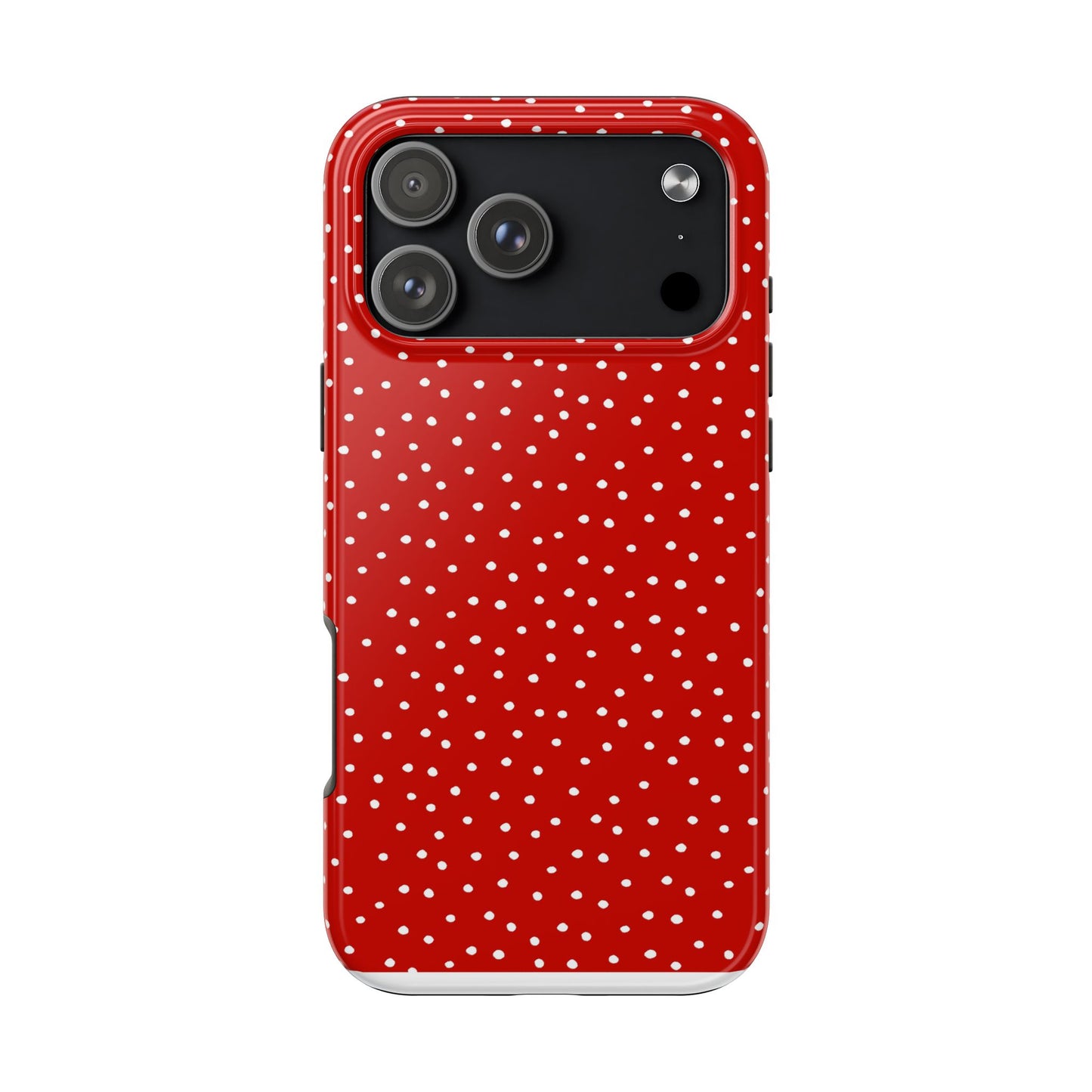 Dinky Dots Red / White Phone Case
