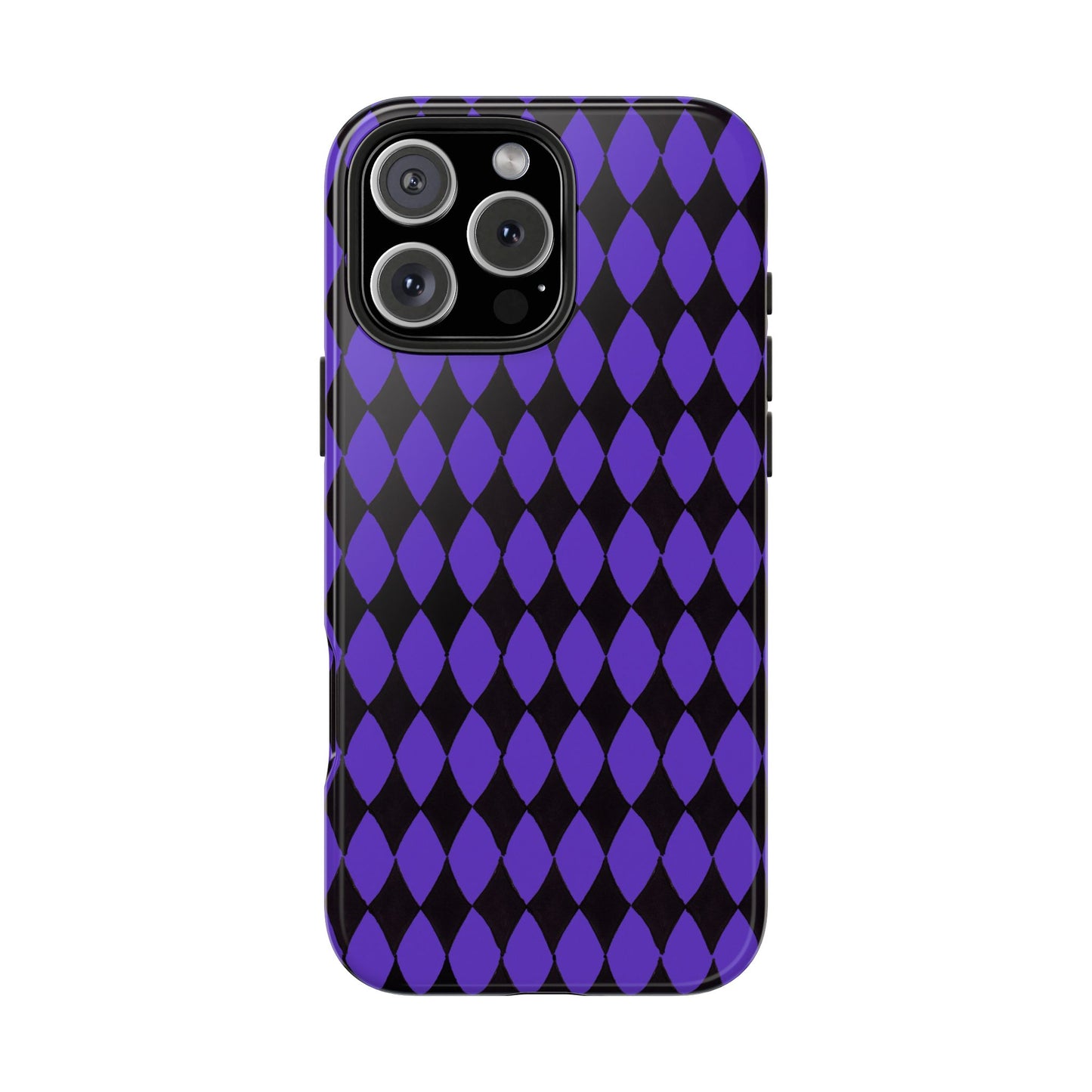 Diamond Purple / Black Phone Case