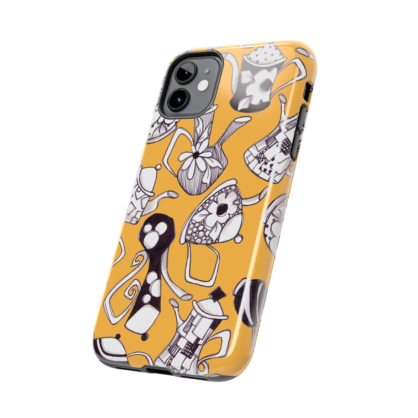 Fancy Pots Yellow Phone Case