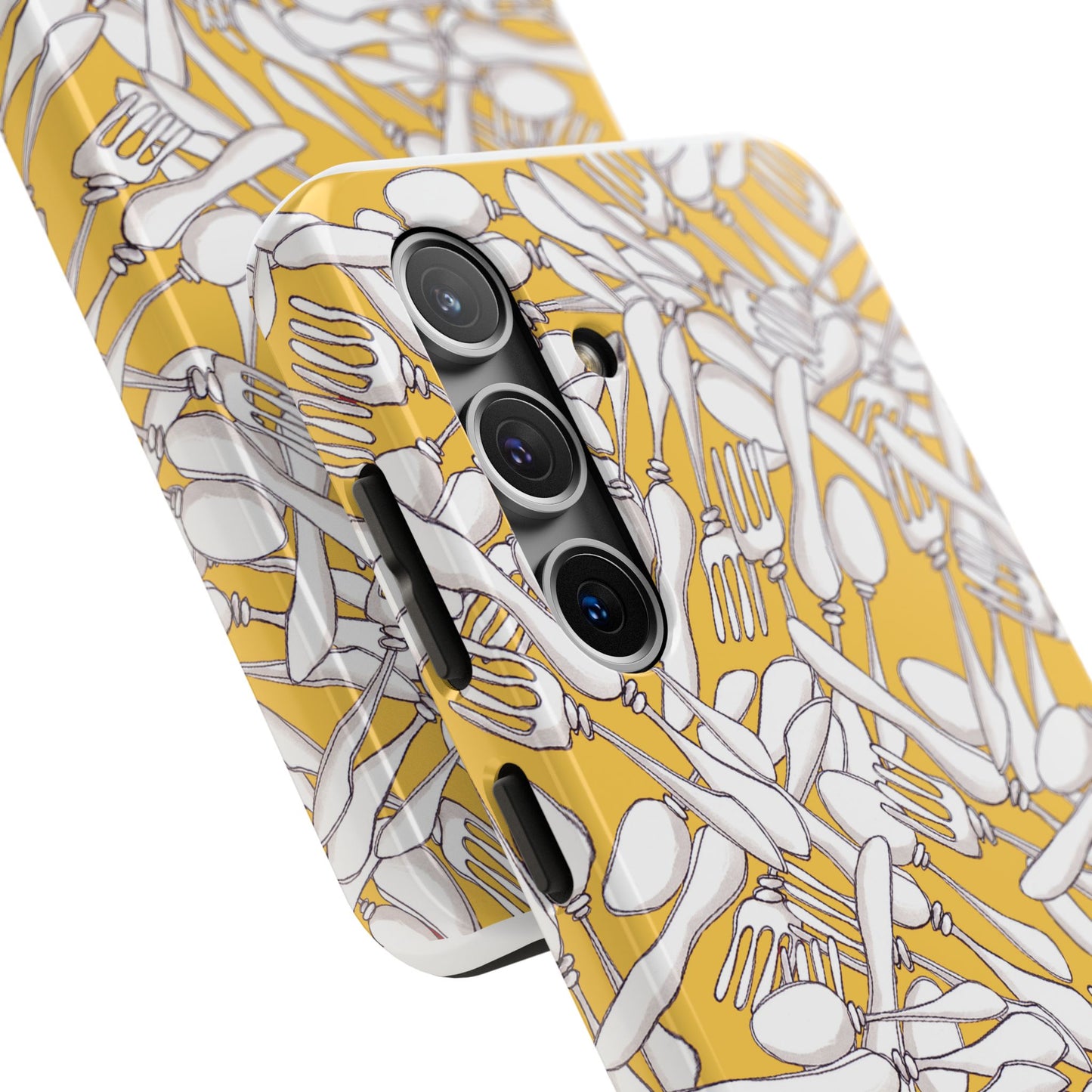 Silverware Wars Yellow Phone Case