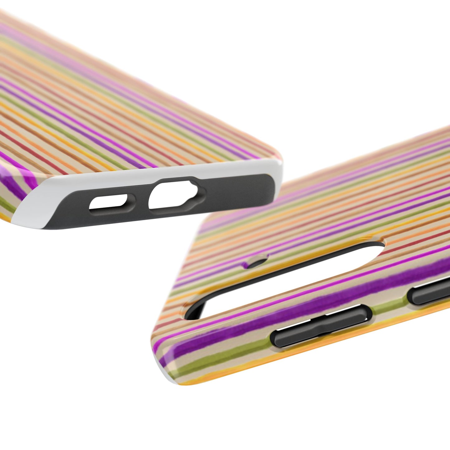 Spice Stripe Muslin Phone Case