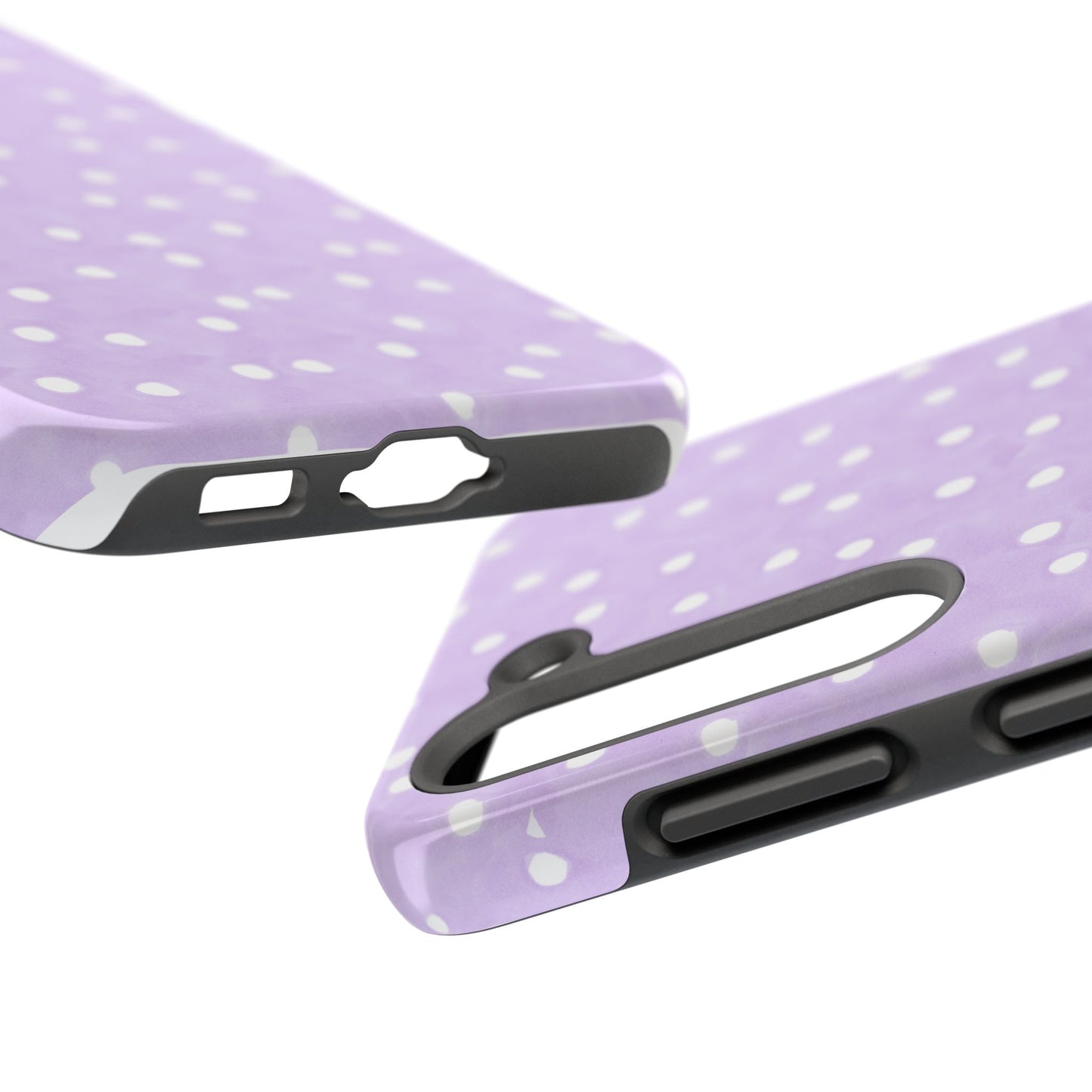 Space Dots Lilac / White Phone Case