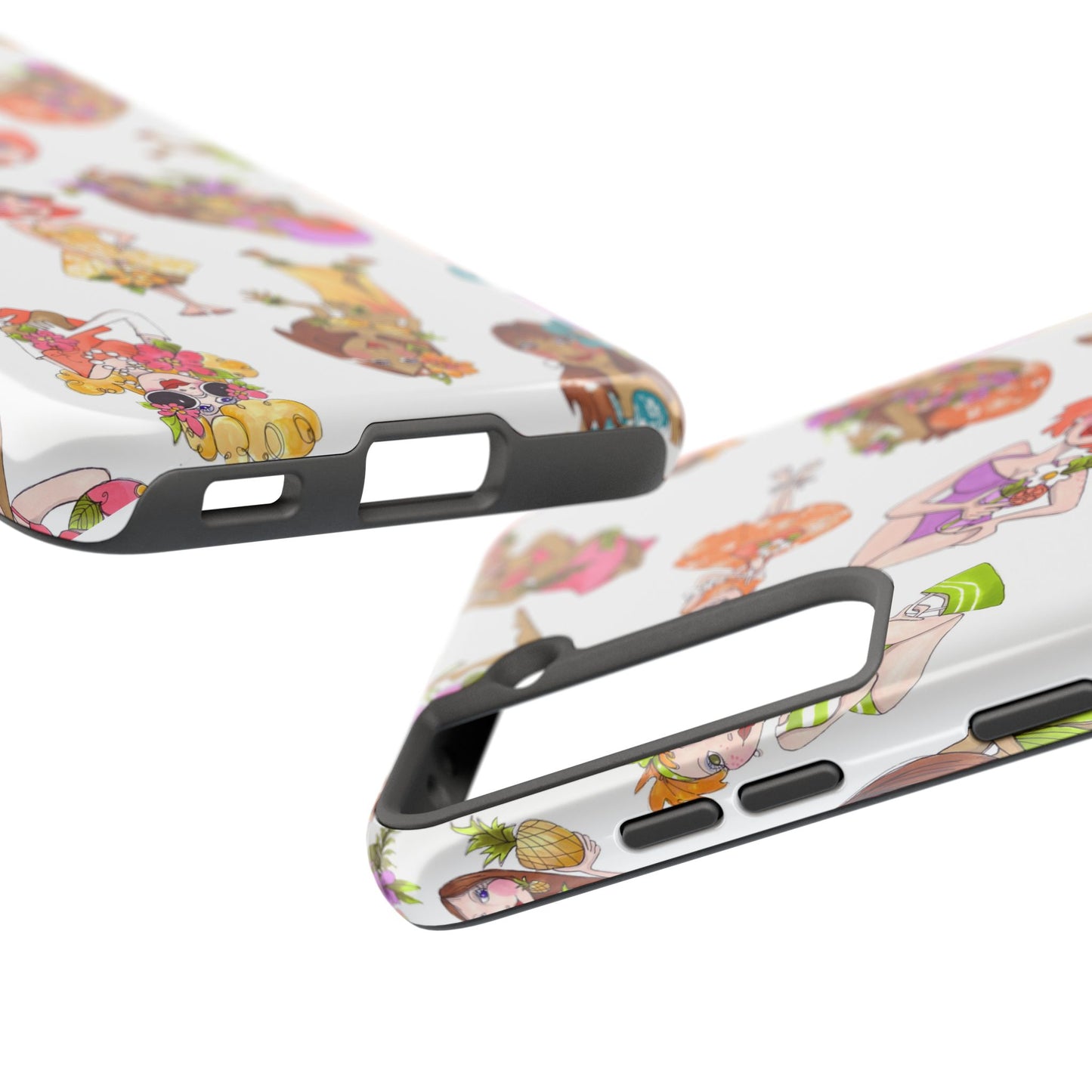 Island Toss White Phone Case
