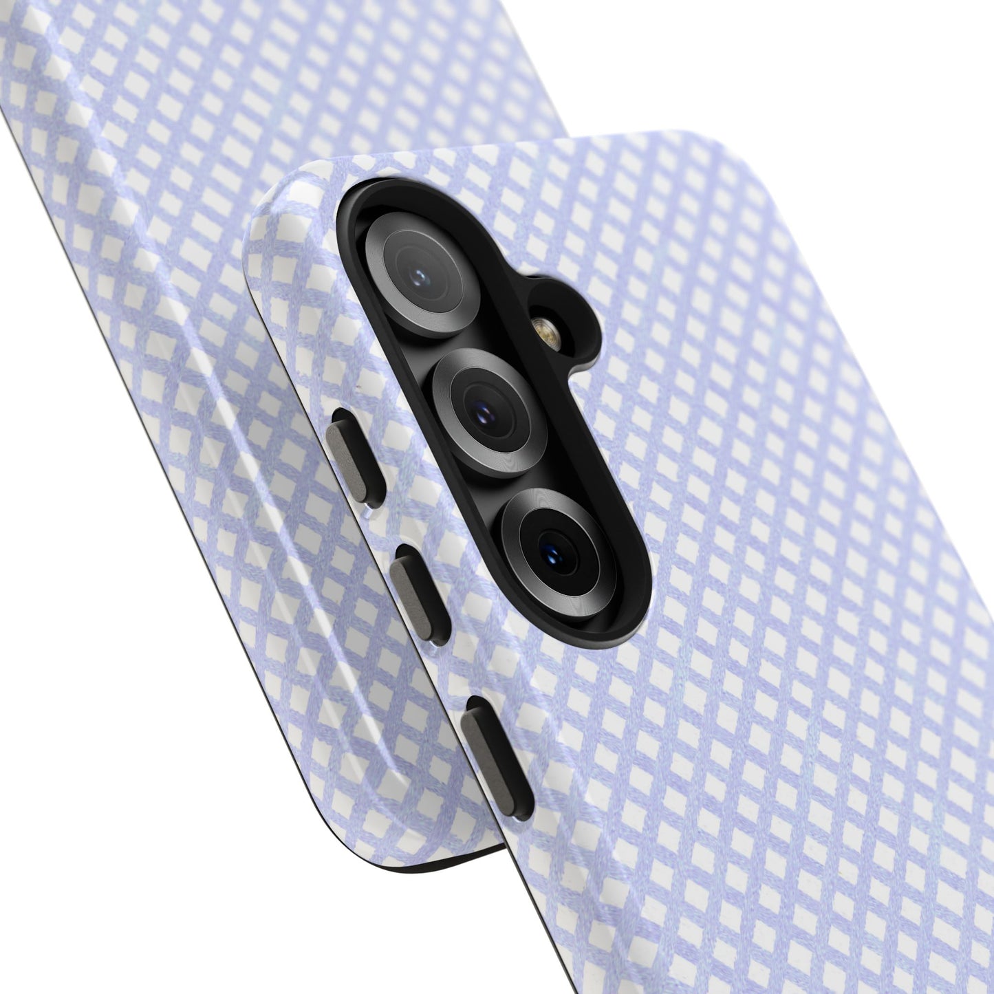 Bias Check Light Blue Phone Case