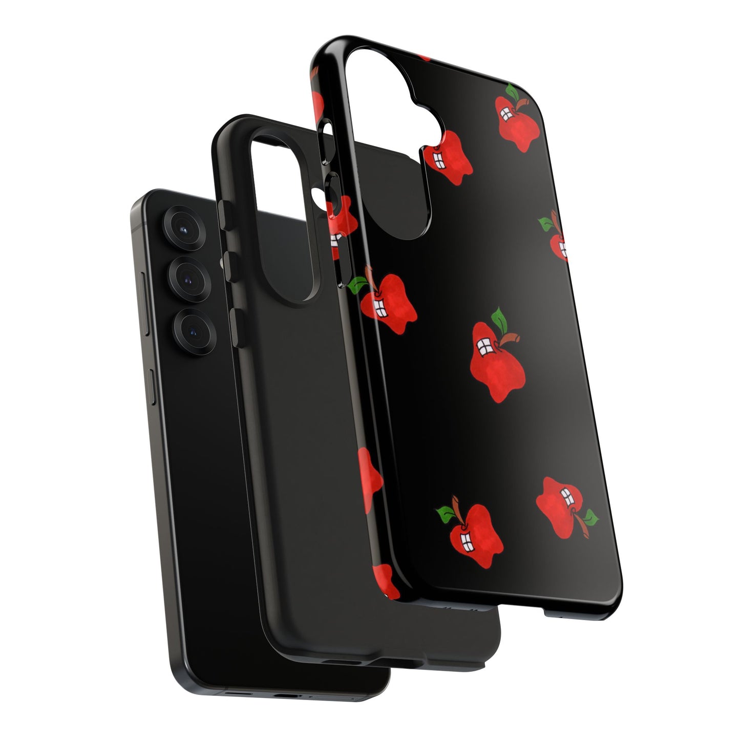 Flying Apples Black Phone Case