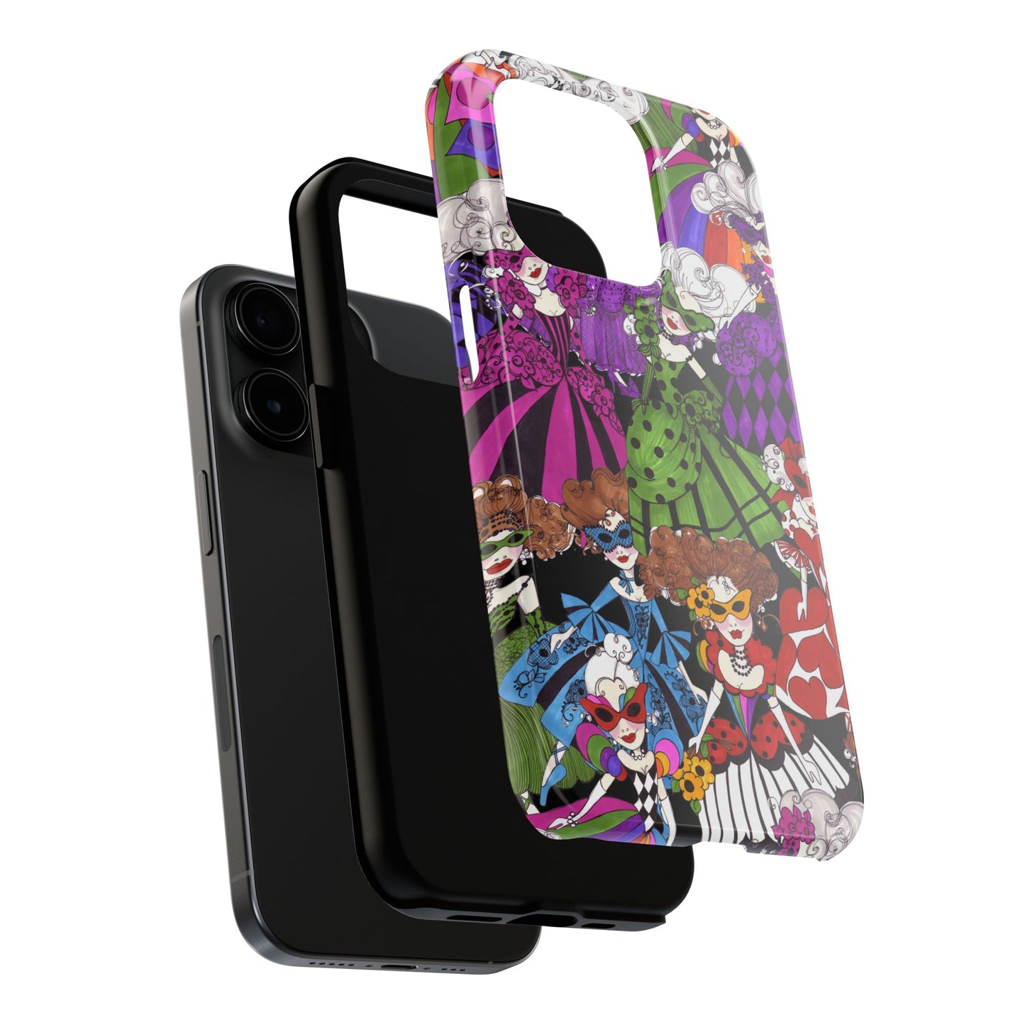 Crowded Dance Floor Black Phone Case
