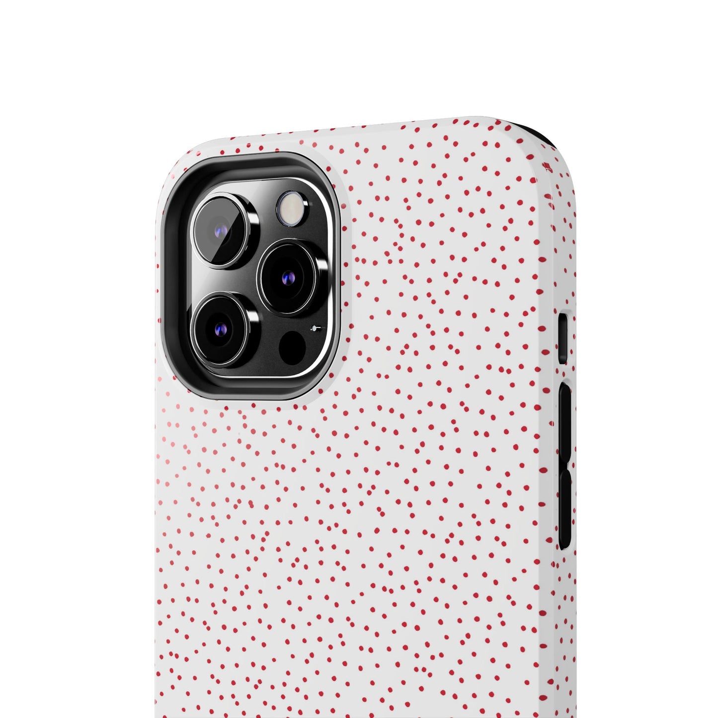 Dinky Dots White / Red Phone Case