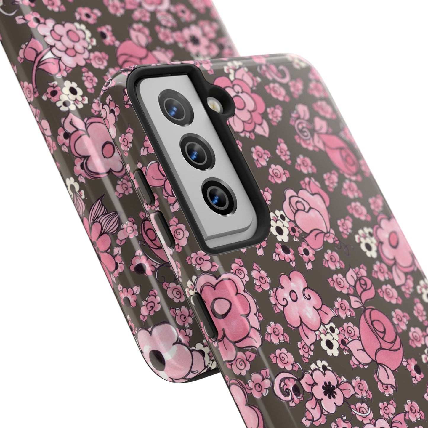 Profuse Posies Mocha Phone Case