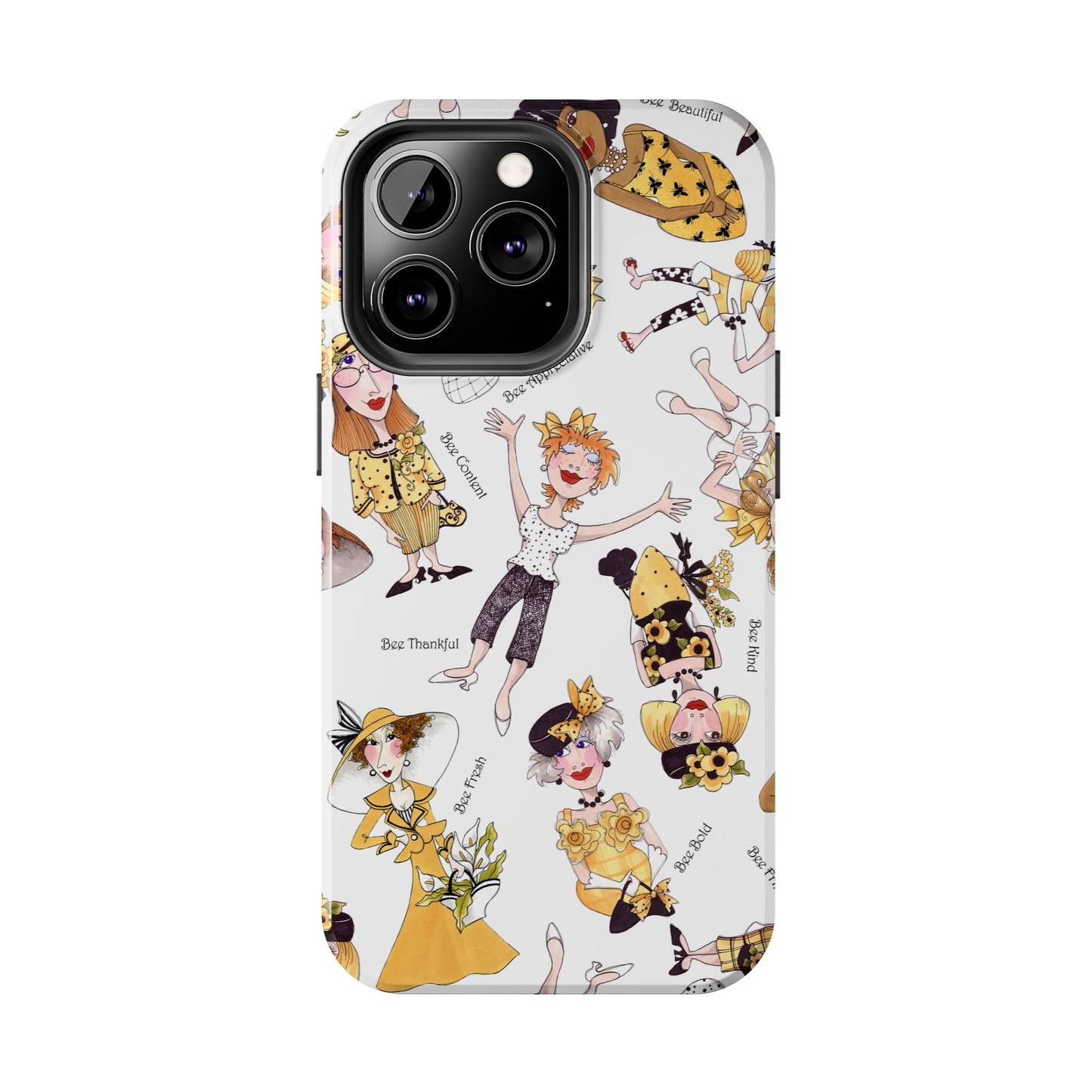 Bee Tossed White Phone Case