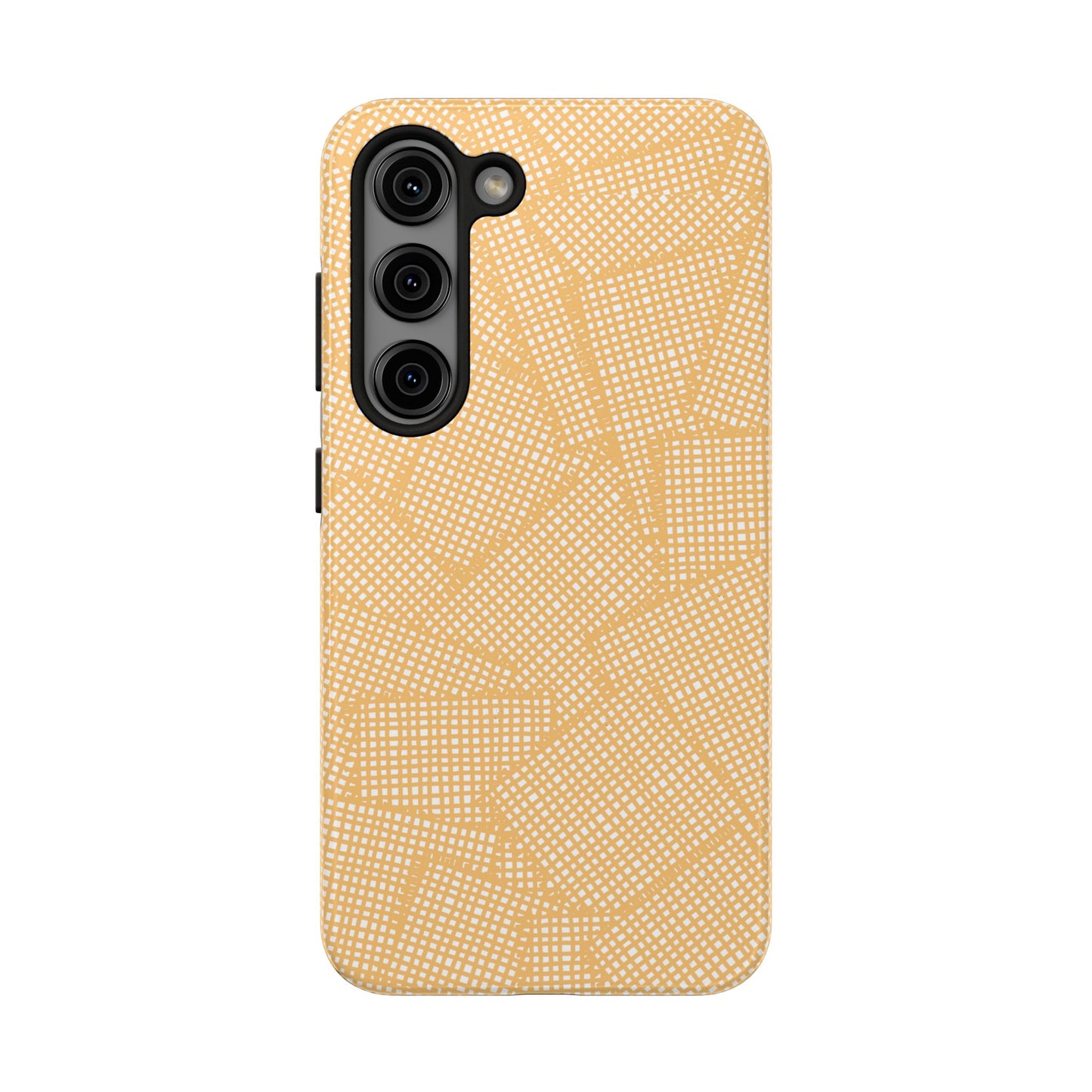 Check Patch Large Yellow Phone Case