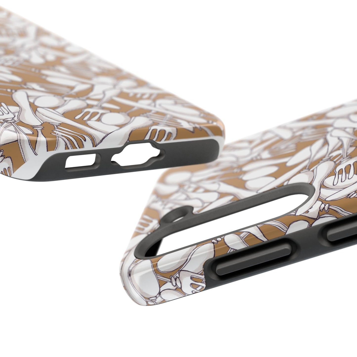 Silverware Wars Brown Phone Case