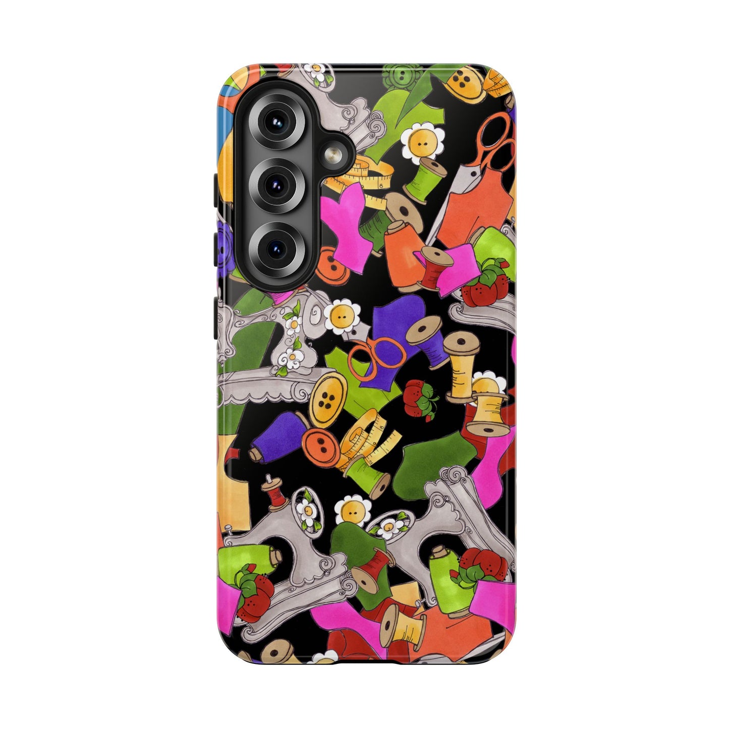 Kaleidasew Black Phone Case