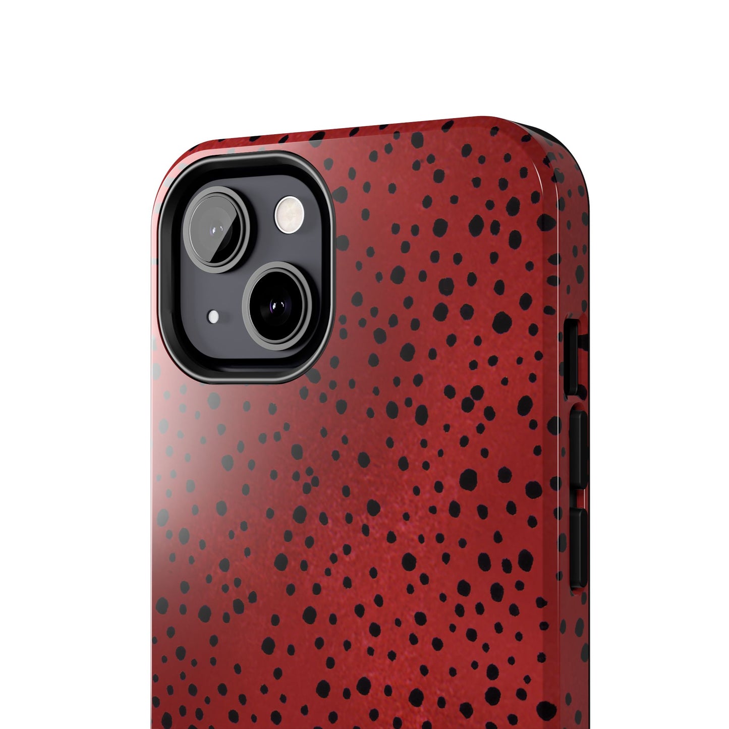 Pepper Dots Red / Black Phone Case
