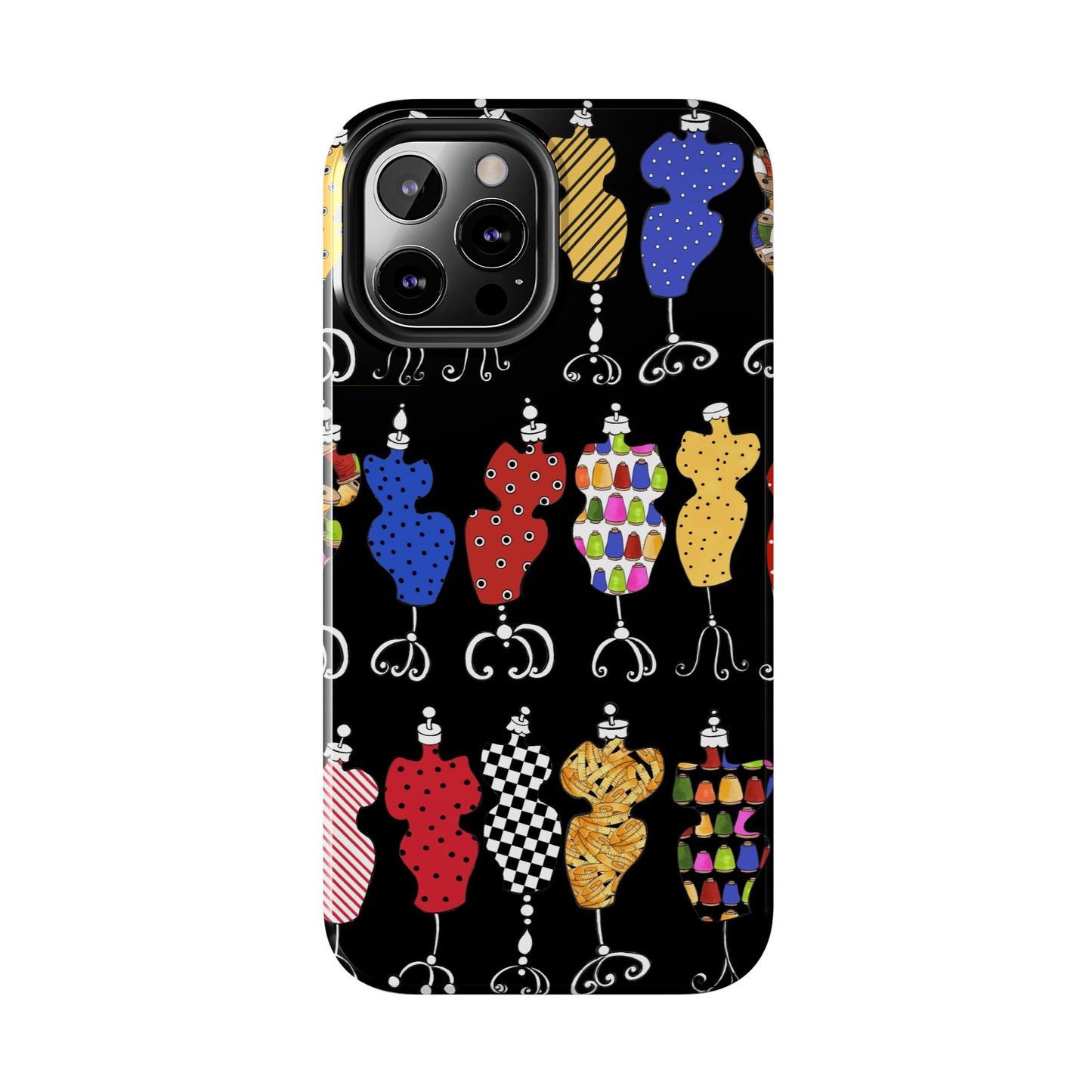 Go Figure Black / Multi Phone Case