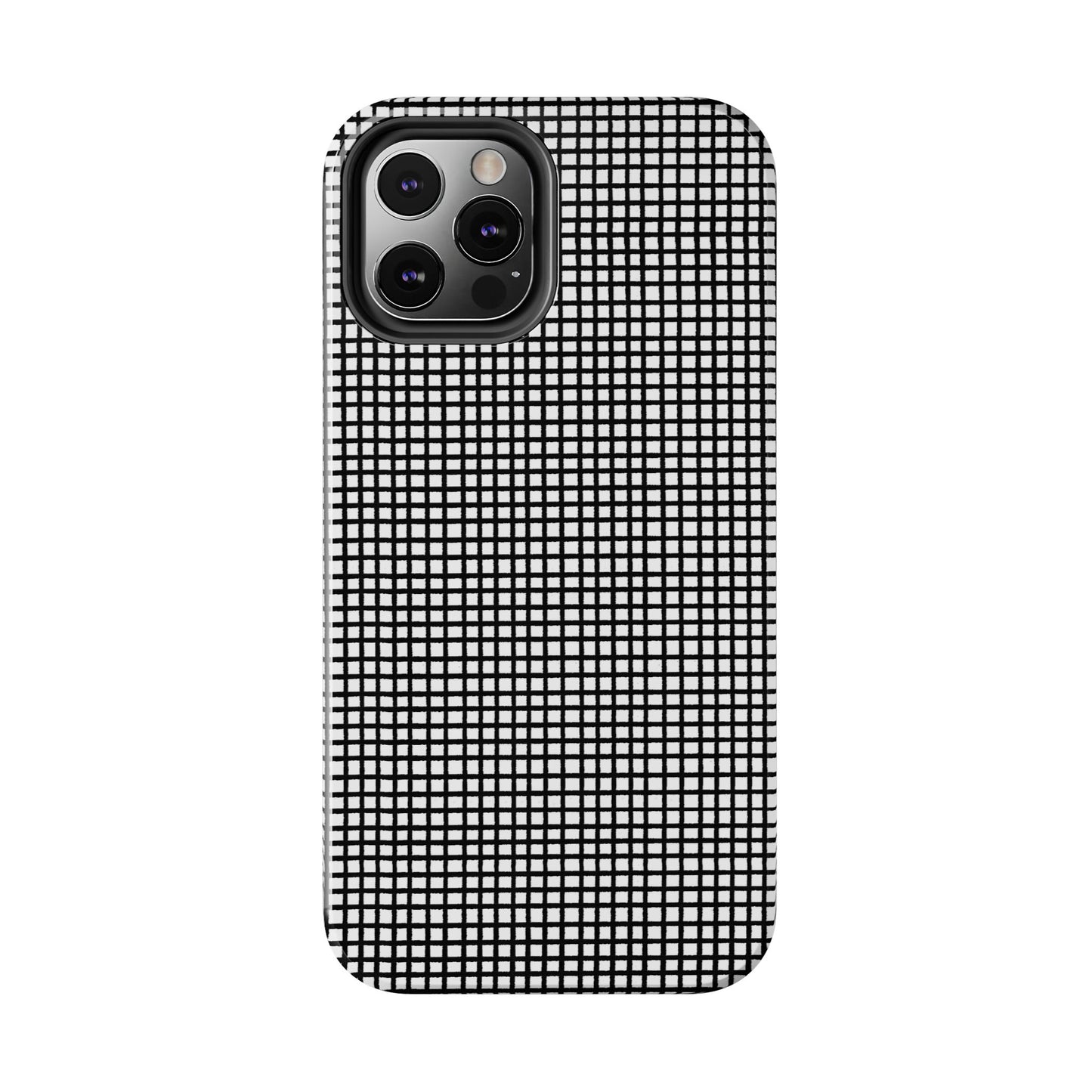Chipper Check Black Phone Case