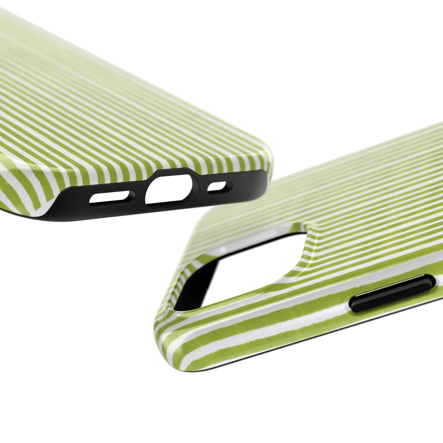 Lazy Stripe Lime Phone Case