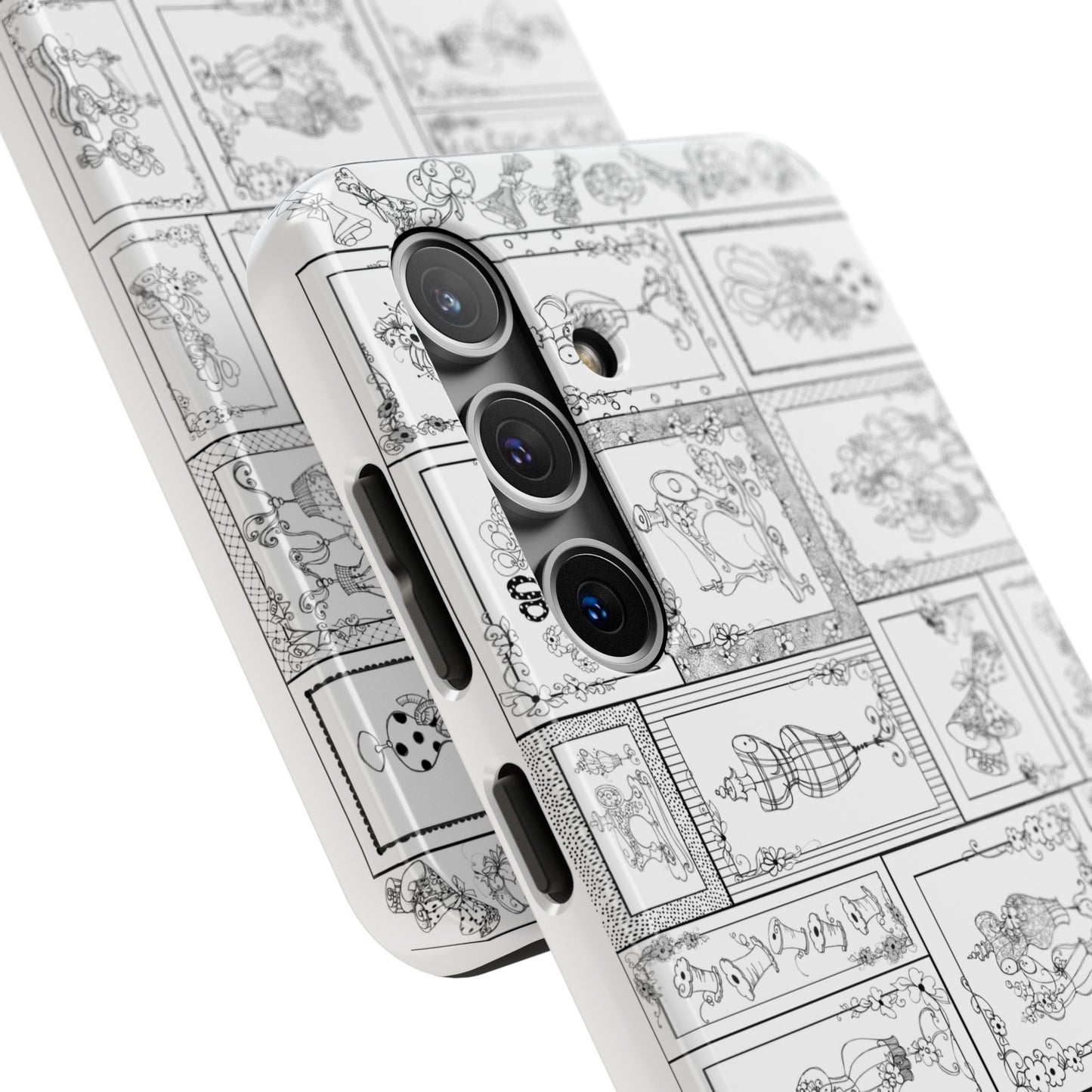 Sew Fancy White Phone Case